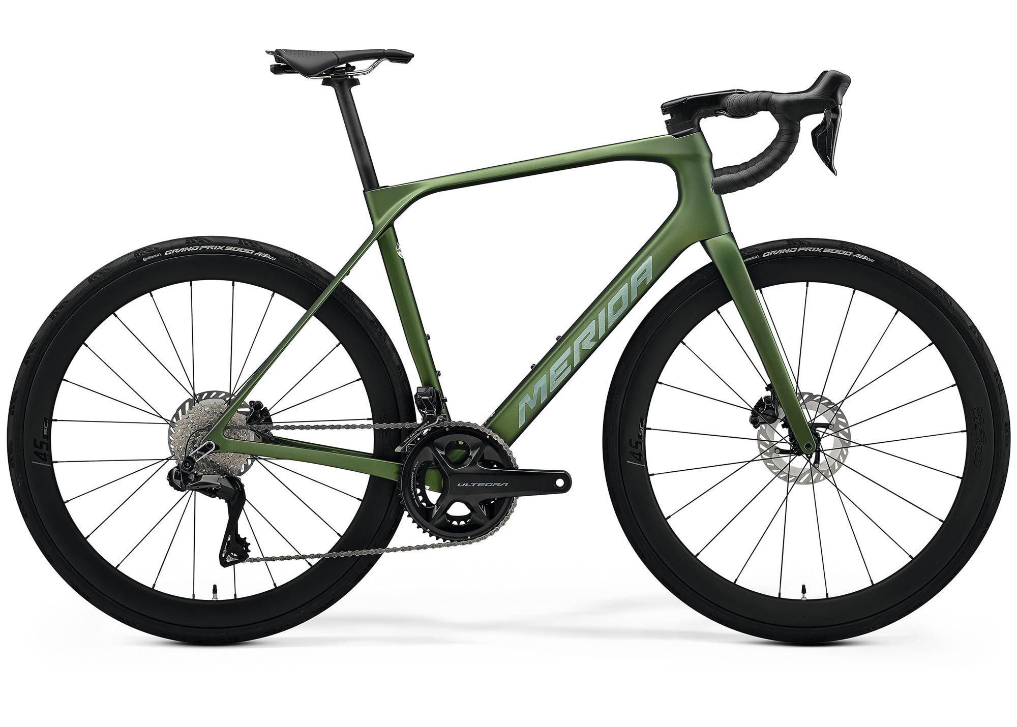Велосипед 28 Merida Scultura Endurance 8000 (2026) рама - S Matt Fog Green(Silver)