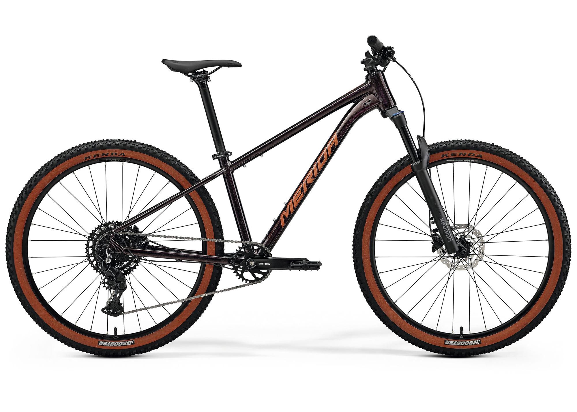 Велосипед 27.5 Merida Big.Seven 40 (2026) рама - XXS Metallic Black(Red)