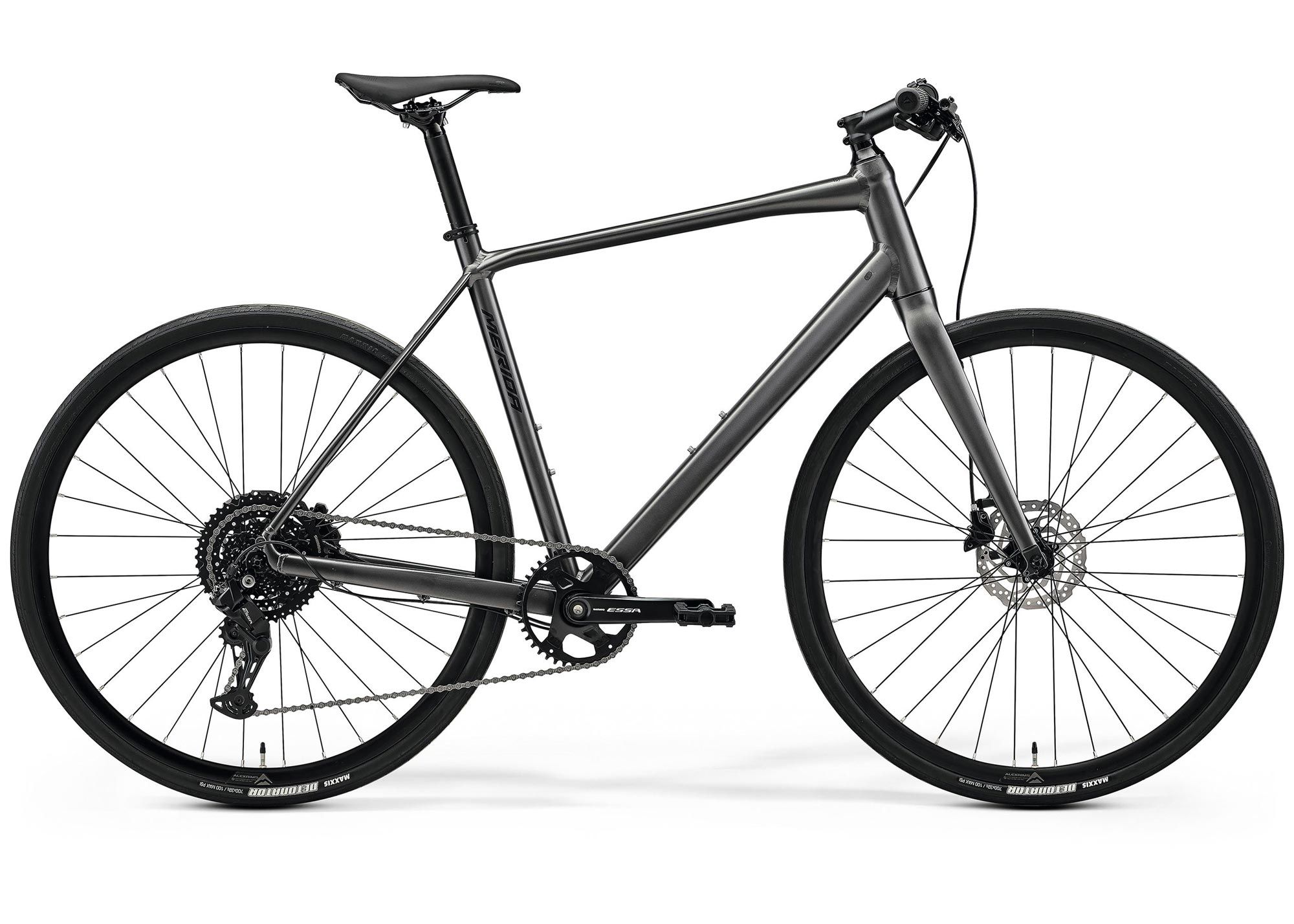 Велосипед 28 Merida Speeder 60 (2026) рама - XXS Silk Gunmetal Grey(Black)