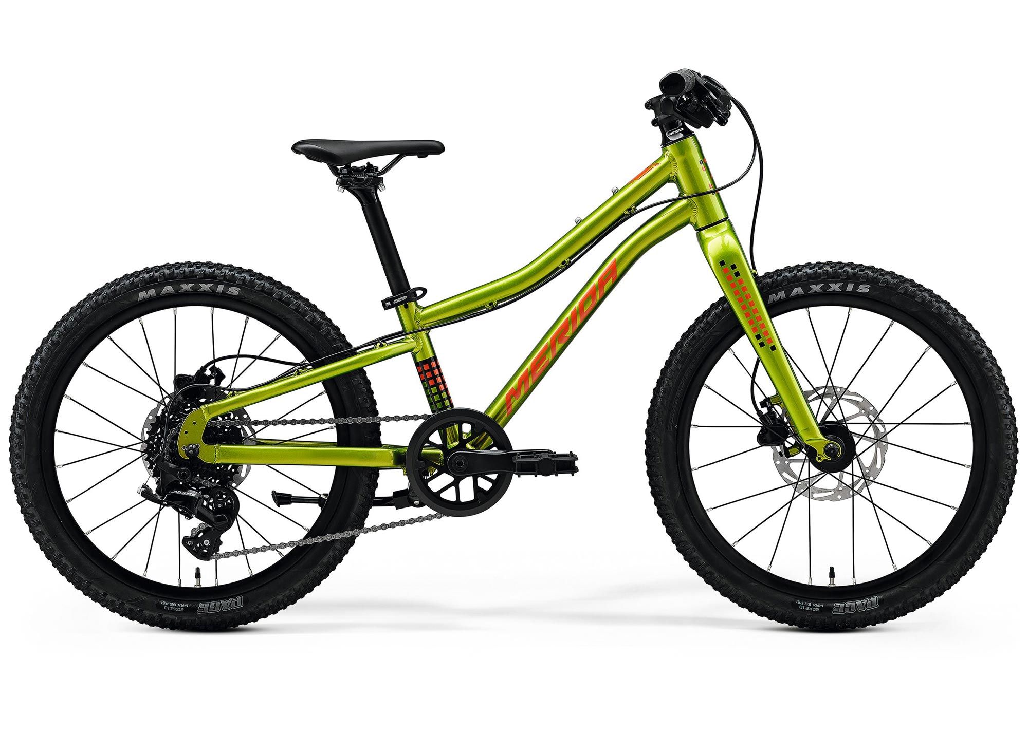 Велосипед 20 Merida Matts J.20+ (2026) Fall Green(Red/Black)