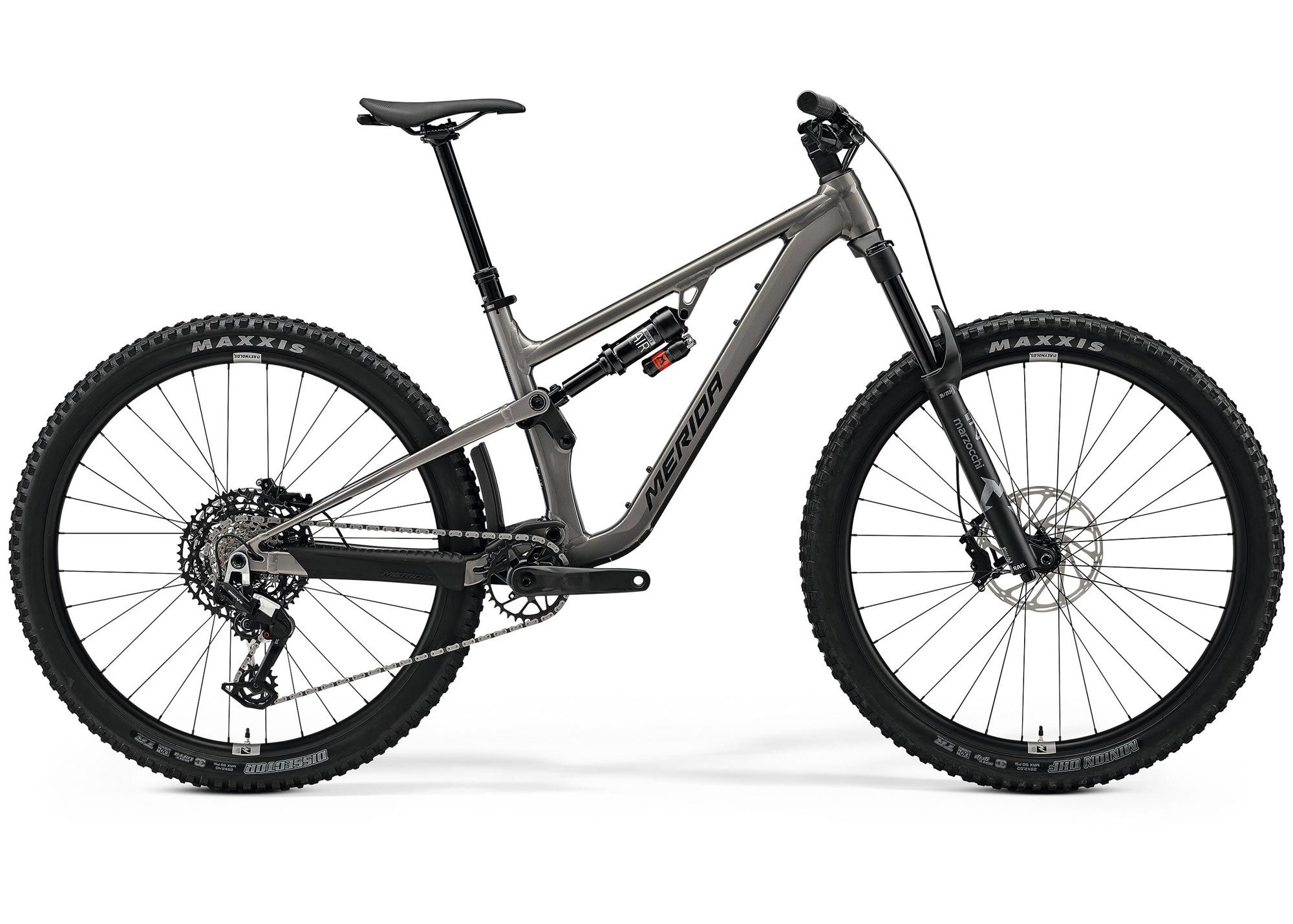 Велосипед 29 Merida One-Forty 700 (2026) рама - M Warm Slate Grey(Golden Black)