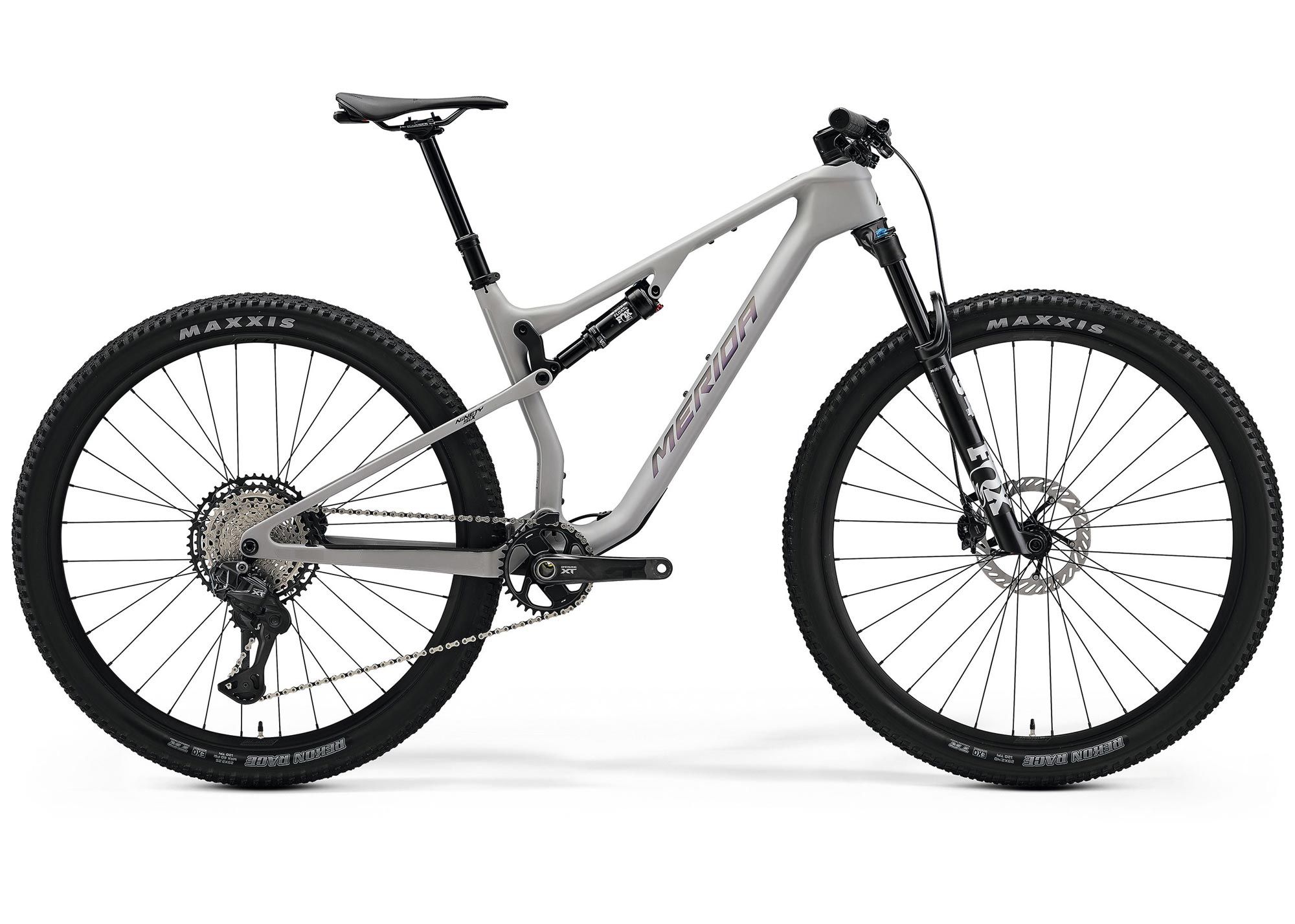 Велосипед 29 Merida Ninety-Six Xt (2026) рама - S Silk Grey(Purple)