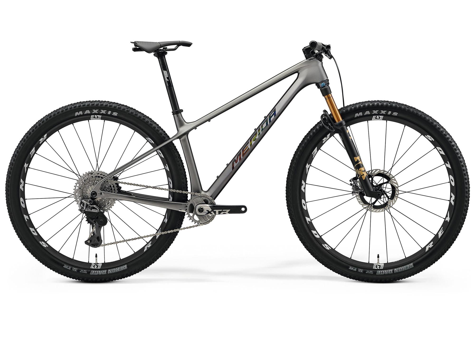 Велосипед 29 Merida Big.Nine 10K (2026) рама - M Silk Gunmetal Grey(Holo Black)