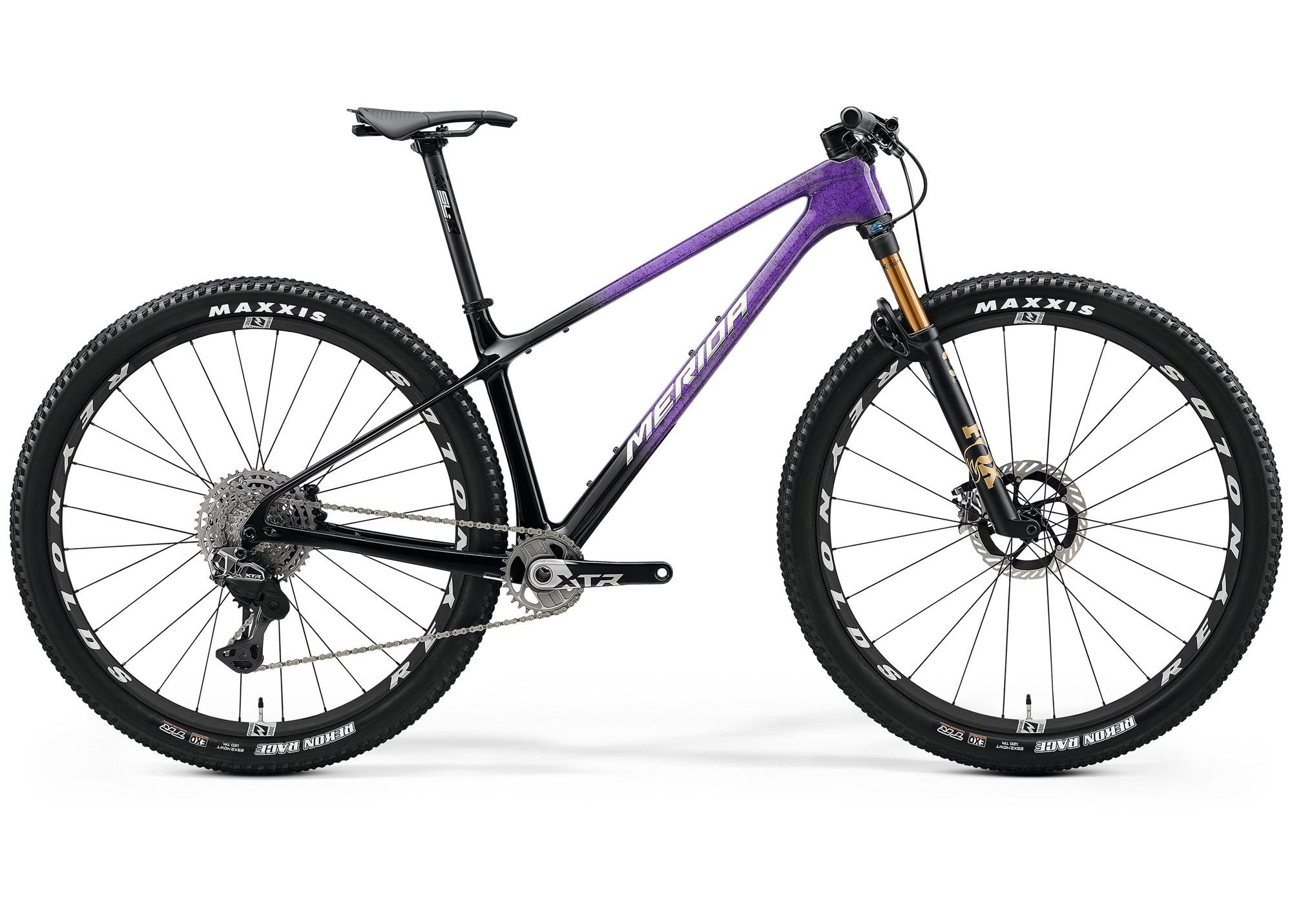 Велосипед 29 Merida Big.Nine 10K (2026) рама - XXL Splatter Purple/Black(Flash Bcp)