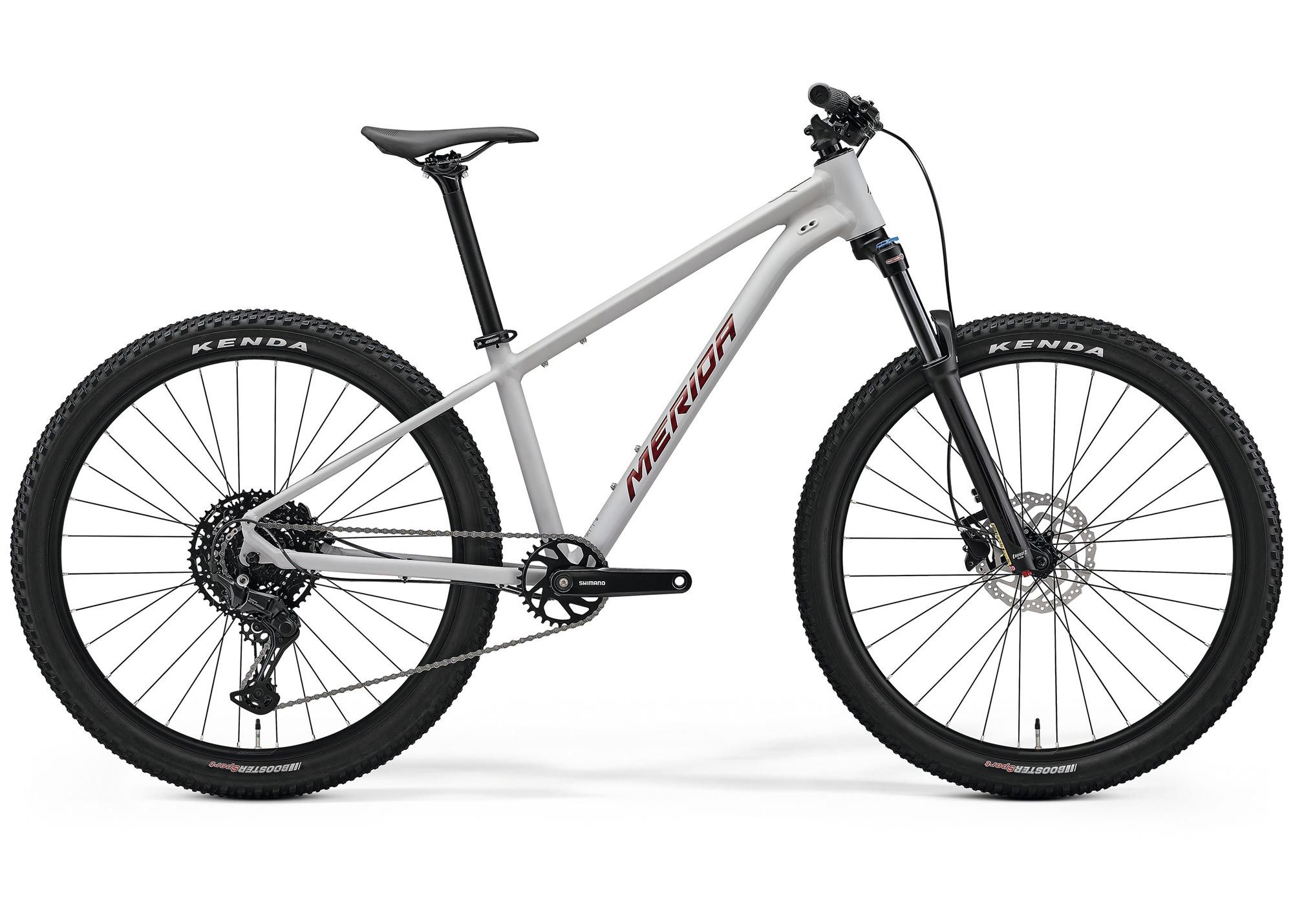 Велосипед 27.5 Merida Big.Seven 200 (2026) рама - XS Matt Grey(Glitter Cherry)