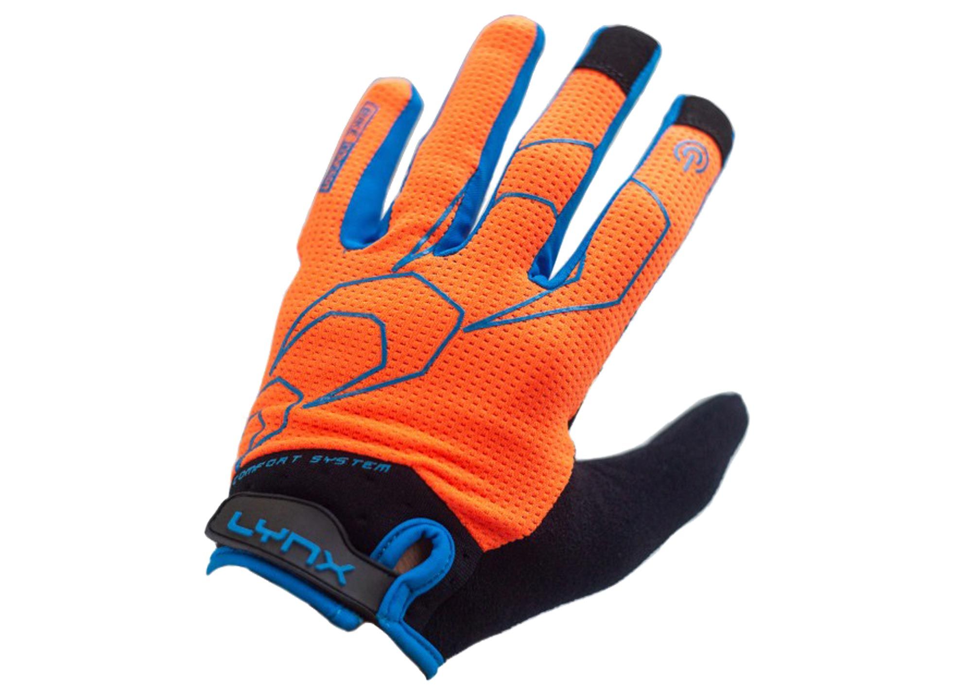 Велоперчатки LYNX All-Mountain OBL Orange-Blue XL