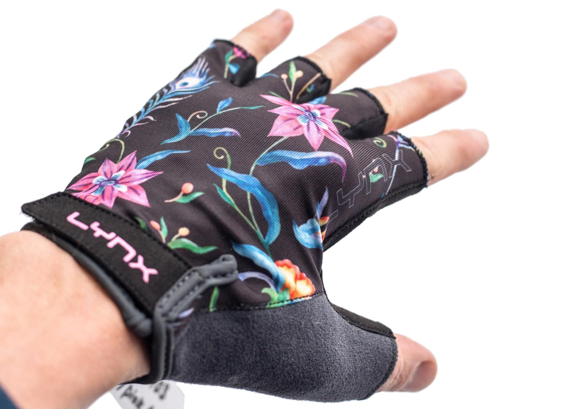 Велорукавички LYNX Art Flowers S