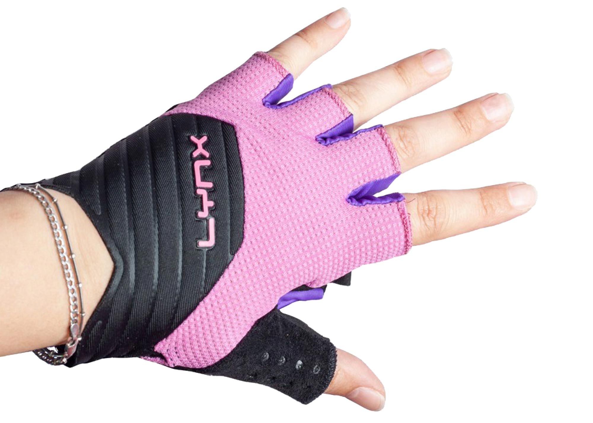 Велорукавички LYNX Expert Pink M