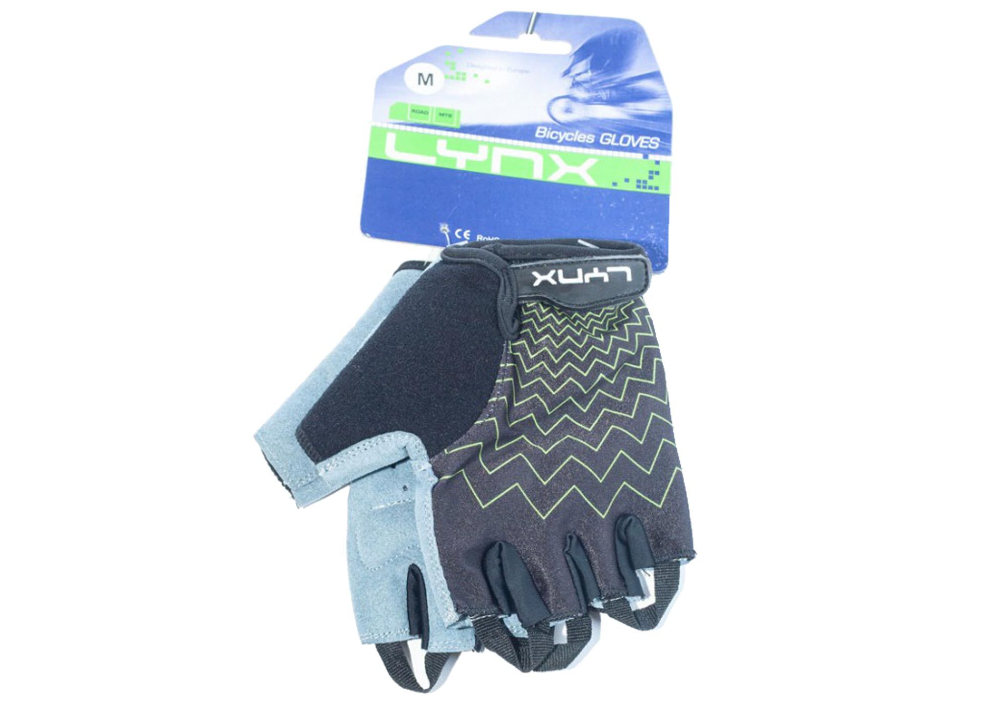 Велоперчатки LYNX Gel Green M