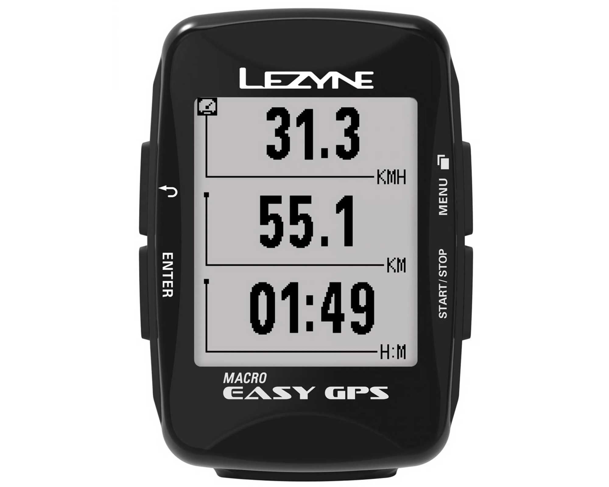 GPS компьютер LEZYNE MACRO EASY GPS Чорний Y13