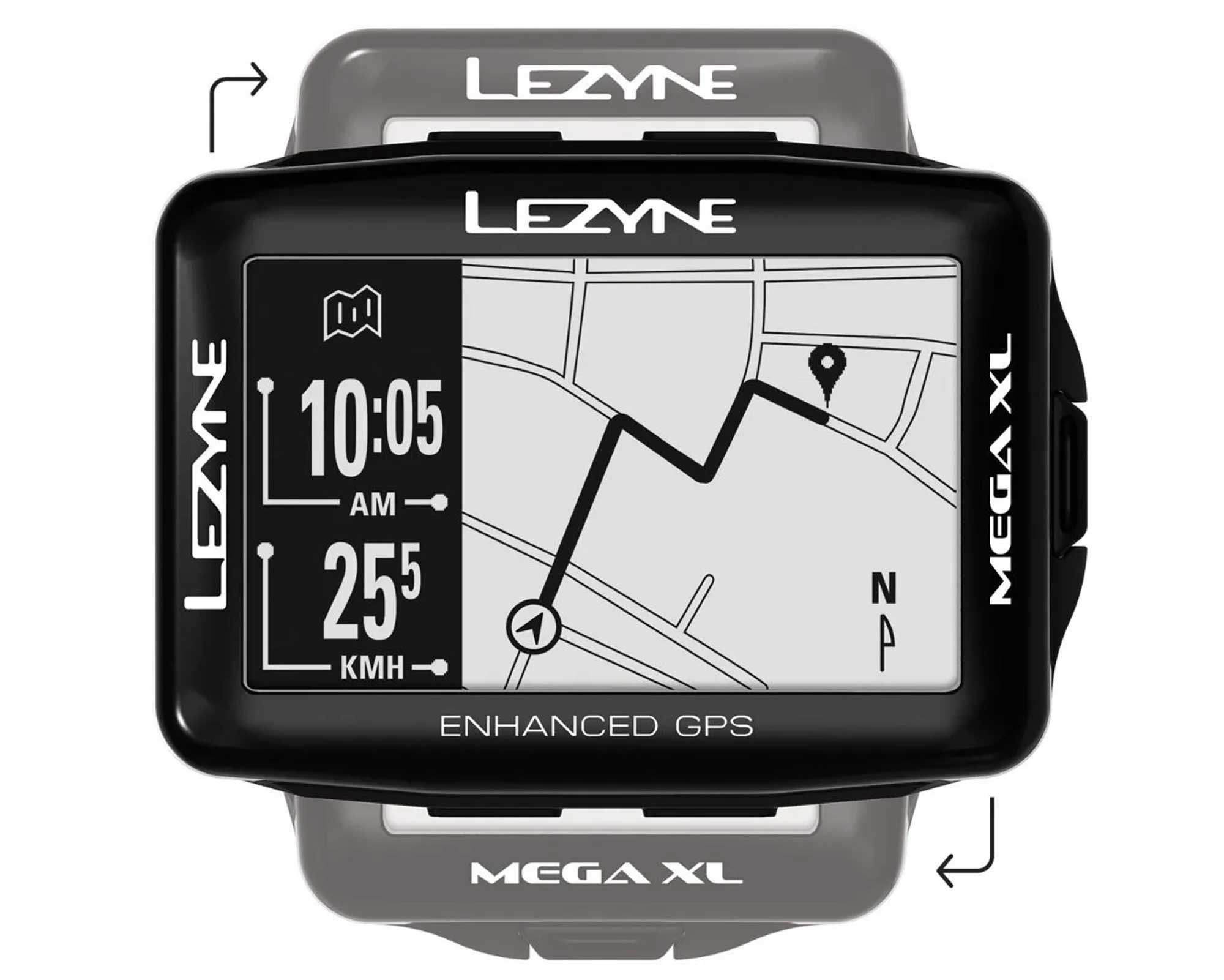 GPS компьютер LEZYNE MEGA XL GPS Чорний Y13