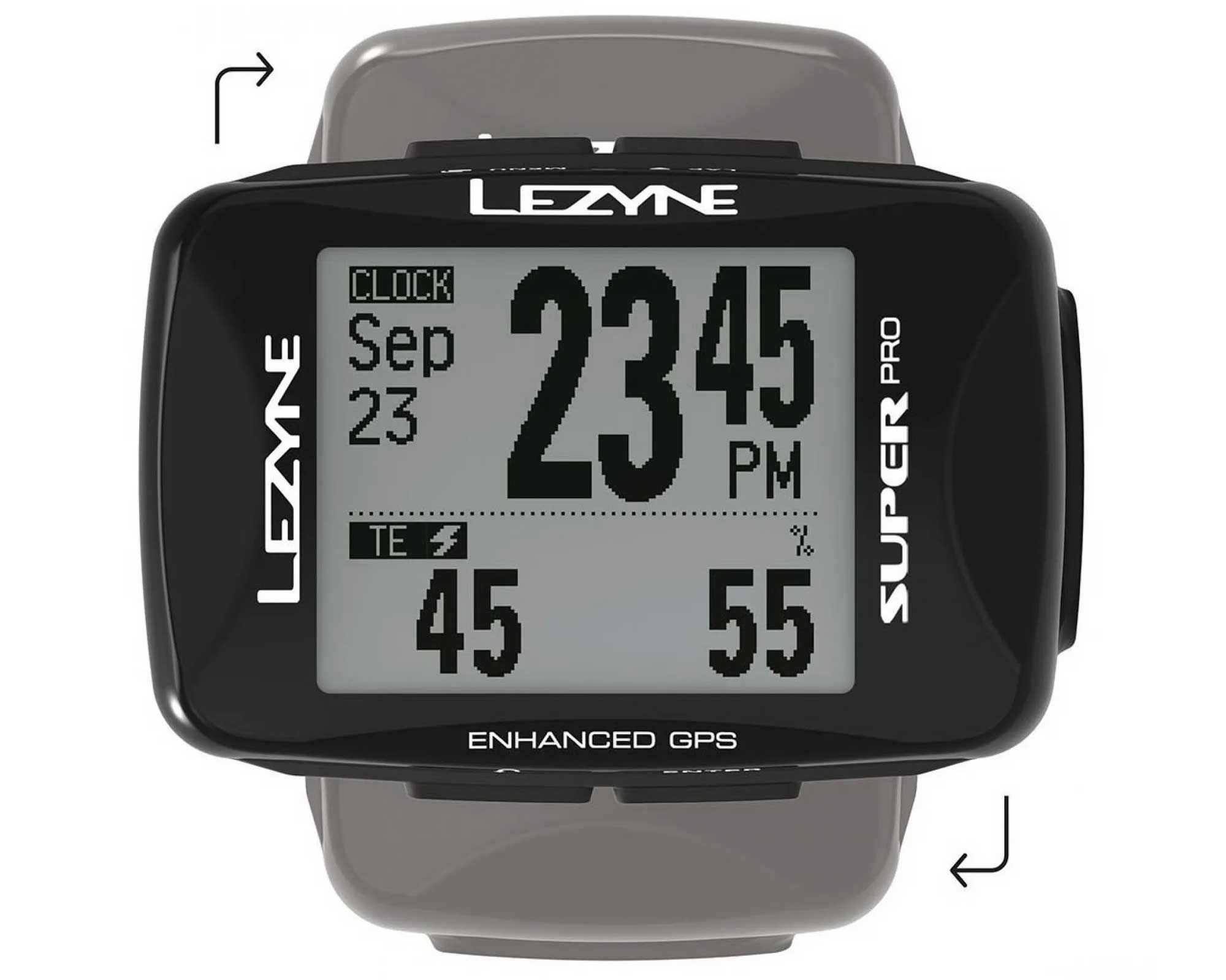 GPS компьютер LEZYNE SUPER PRO GPS Чорний Y13