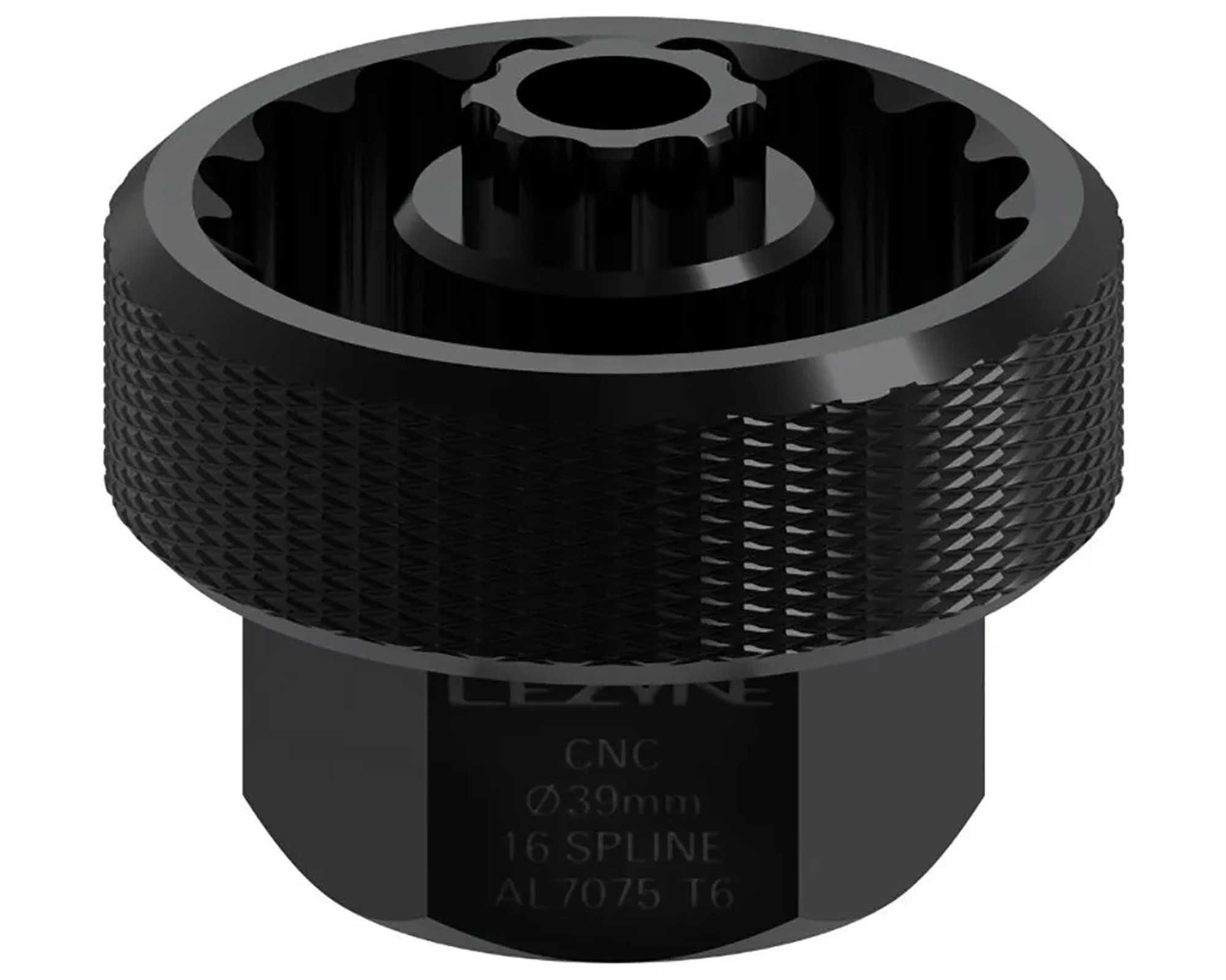 Знімач касети та каретки LEZYNE CNC ALLOY BB TOOL - 4416 Чорний Y14 (Алюмінієвий, Shimano HG)