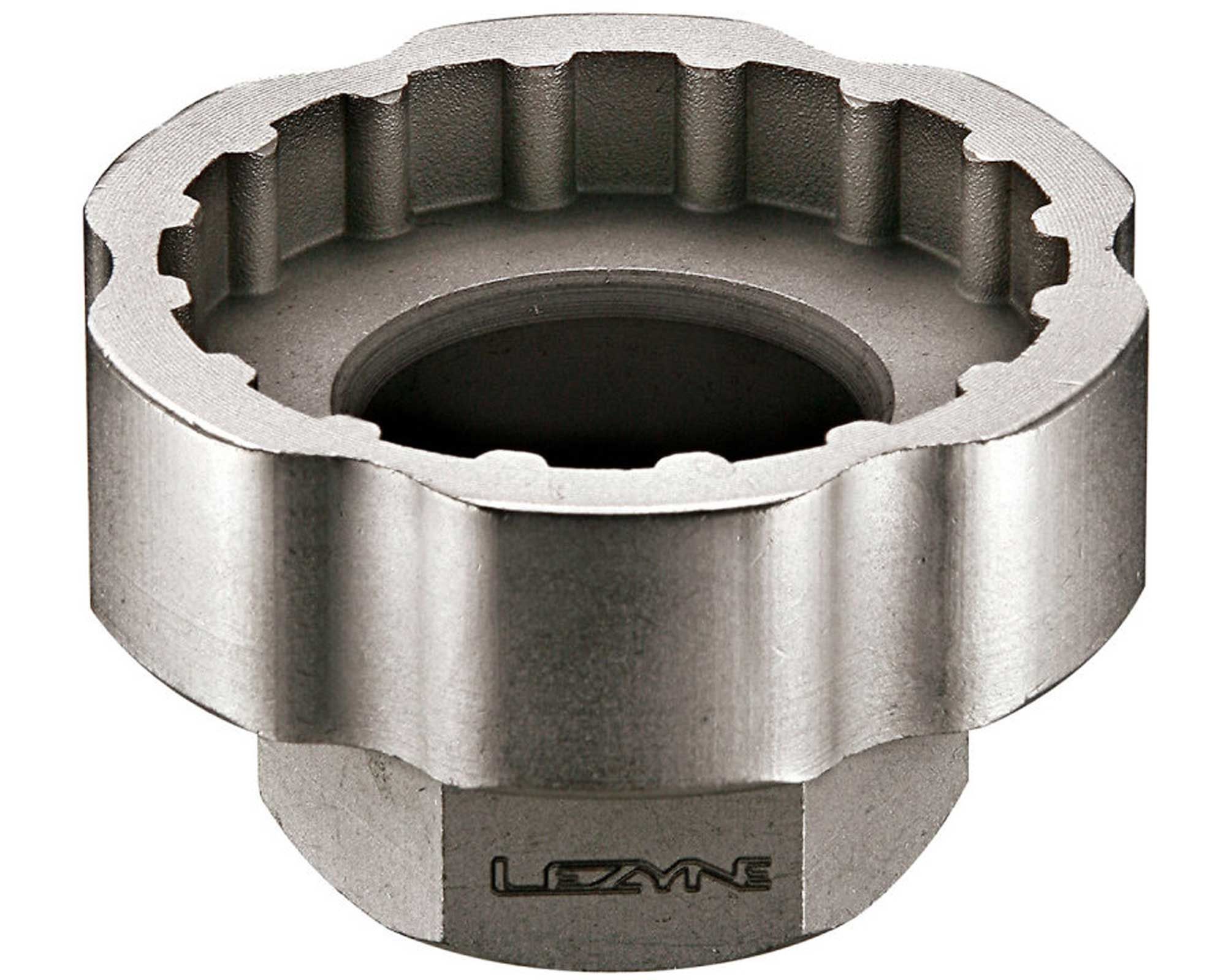 Знімач каретки LEZYNE EXTERNAL BOTTOM BRACKET SOCKET 3/8 SOCKET, 16 NOTCH, 44MM, FOR SHIMANO Сірий Y18 (Професійний)