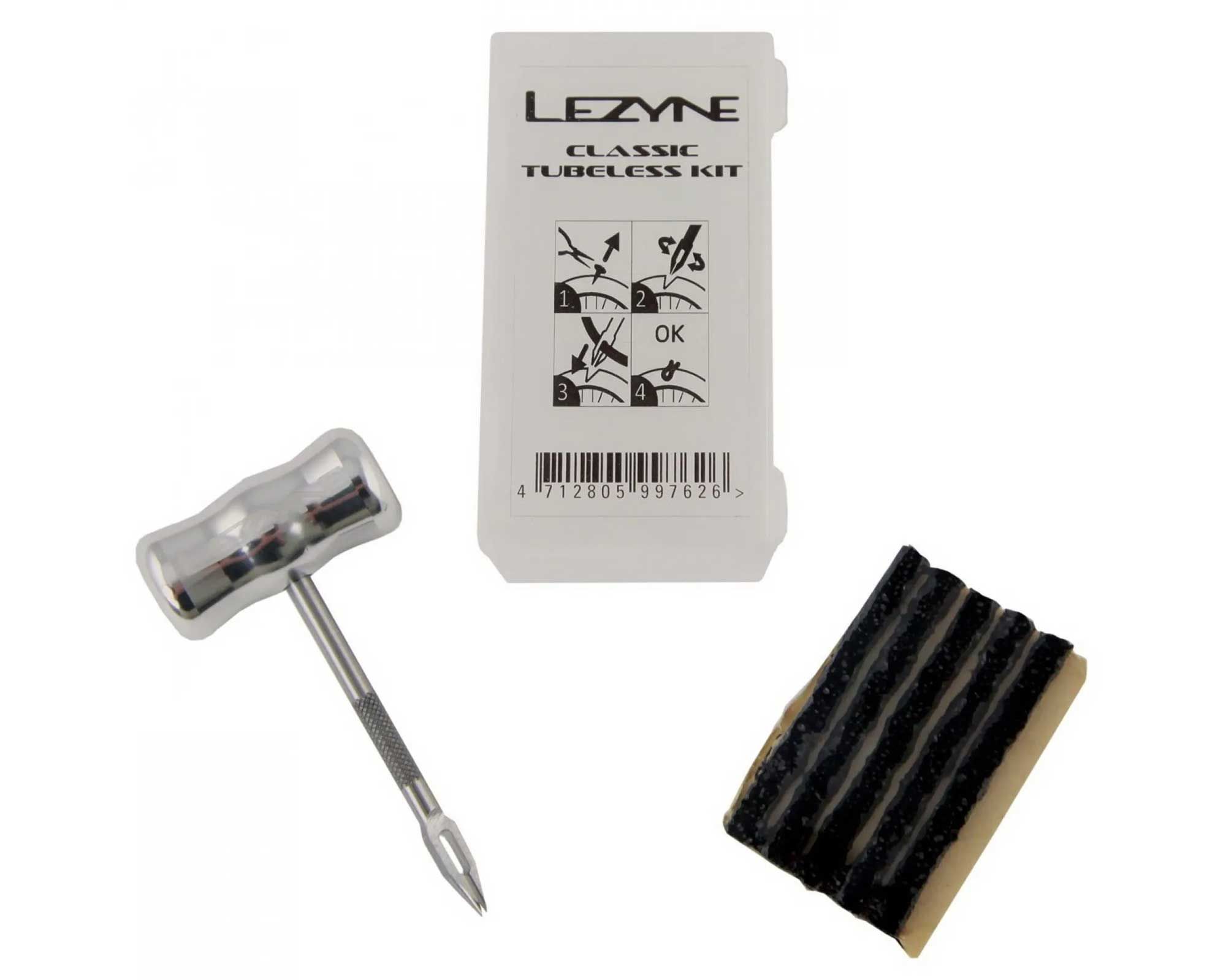 Ремкомплект для безкамерок LEZYNE CLASSIC TUBELESS KIT Прозорий Y13 (Індивідуальна упаковка)