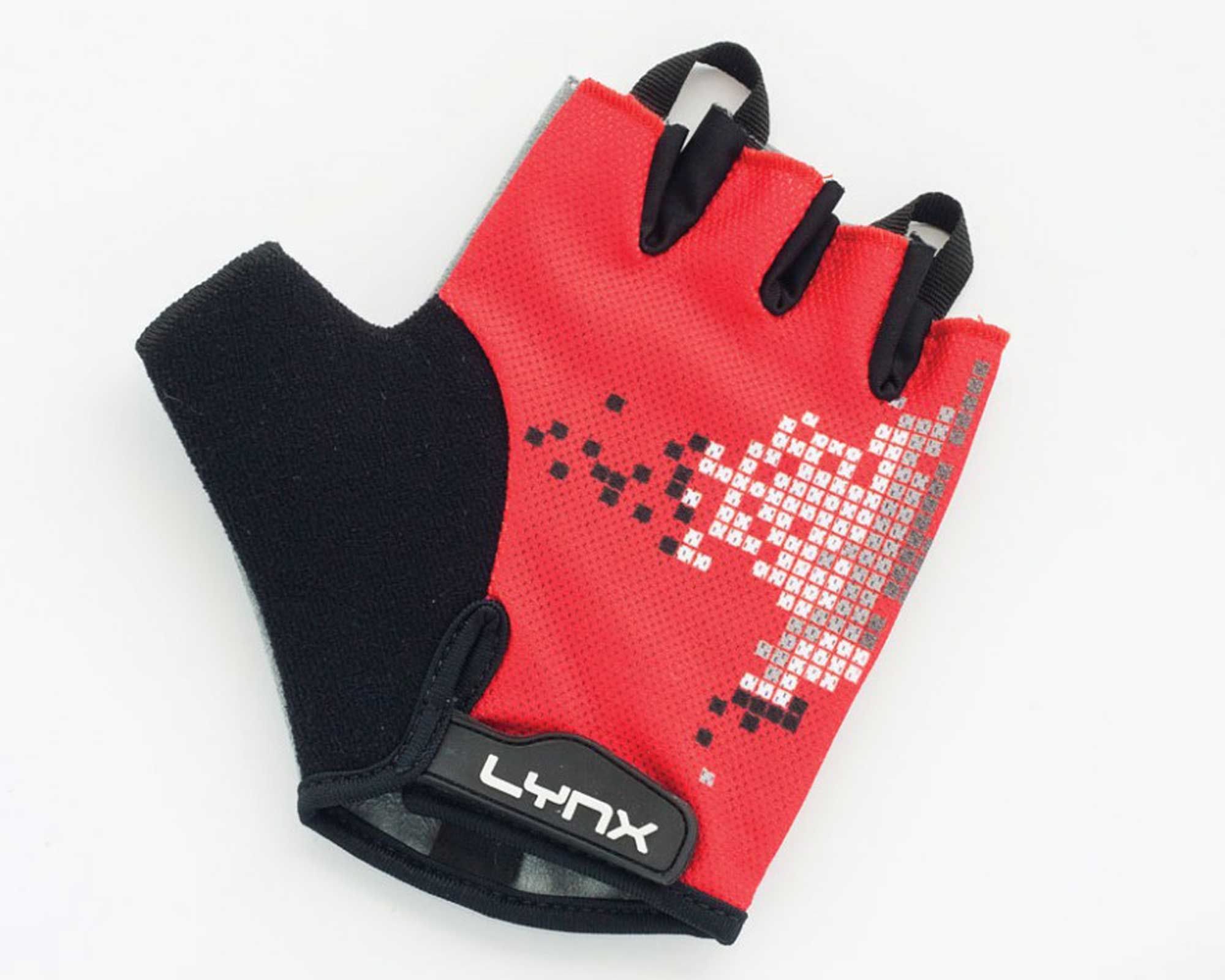 Велоперчатки LYNX AIR R: Легкие и дышащие (Размер L, Красный)