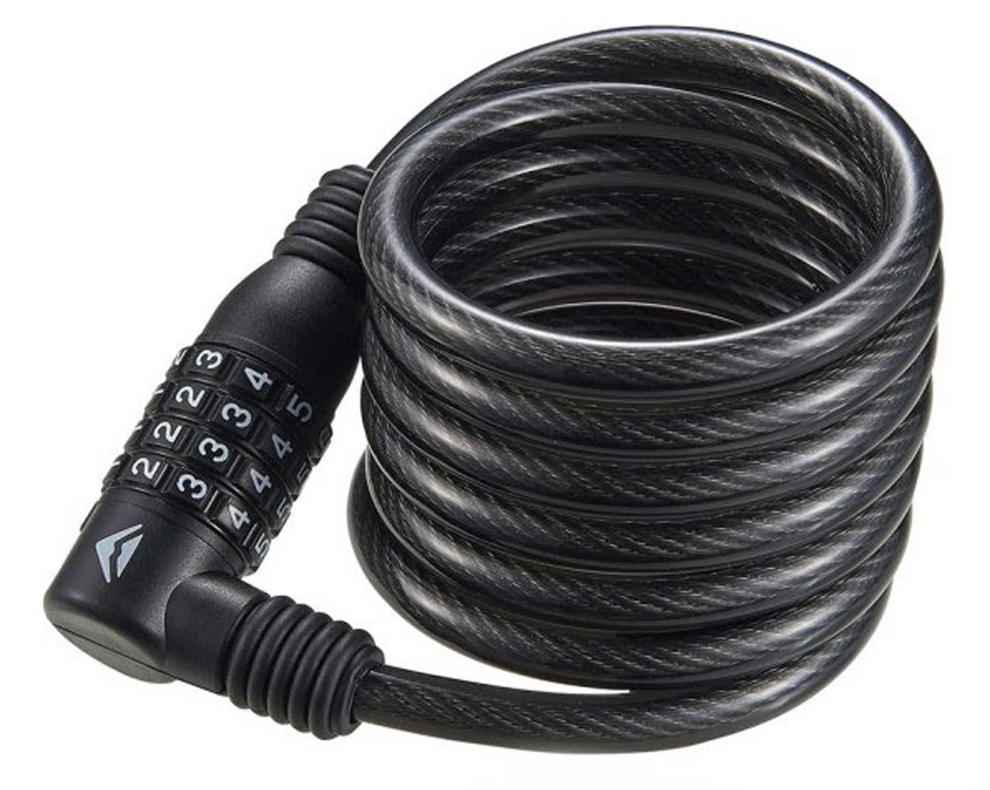 Замок MERIDA Lock Digits 4 тросовий 120см чорний