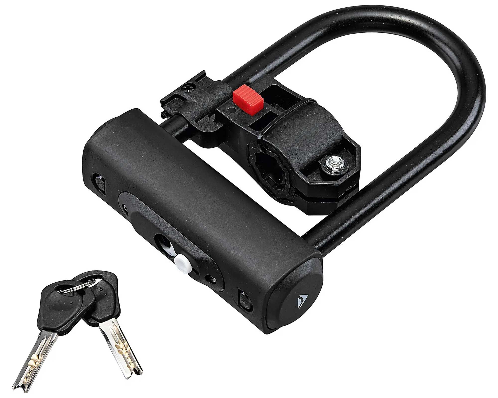 Замок U-Lock MERIDA короткий на ключе черный