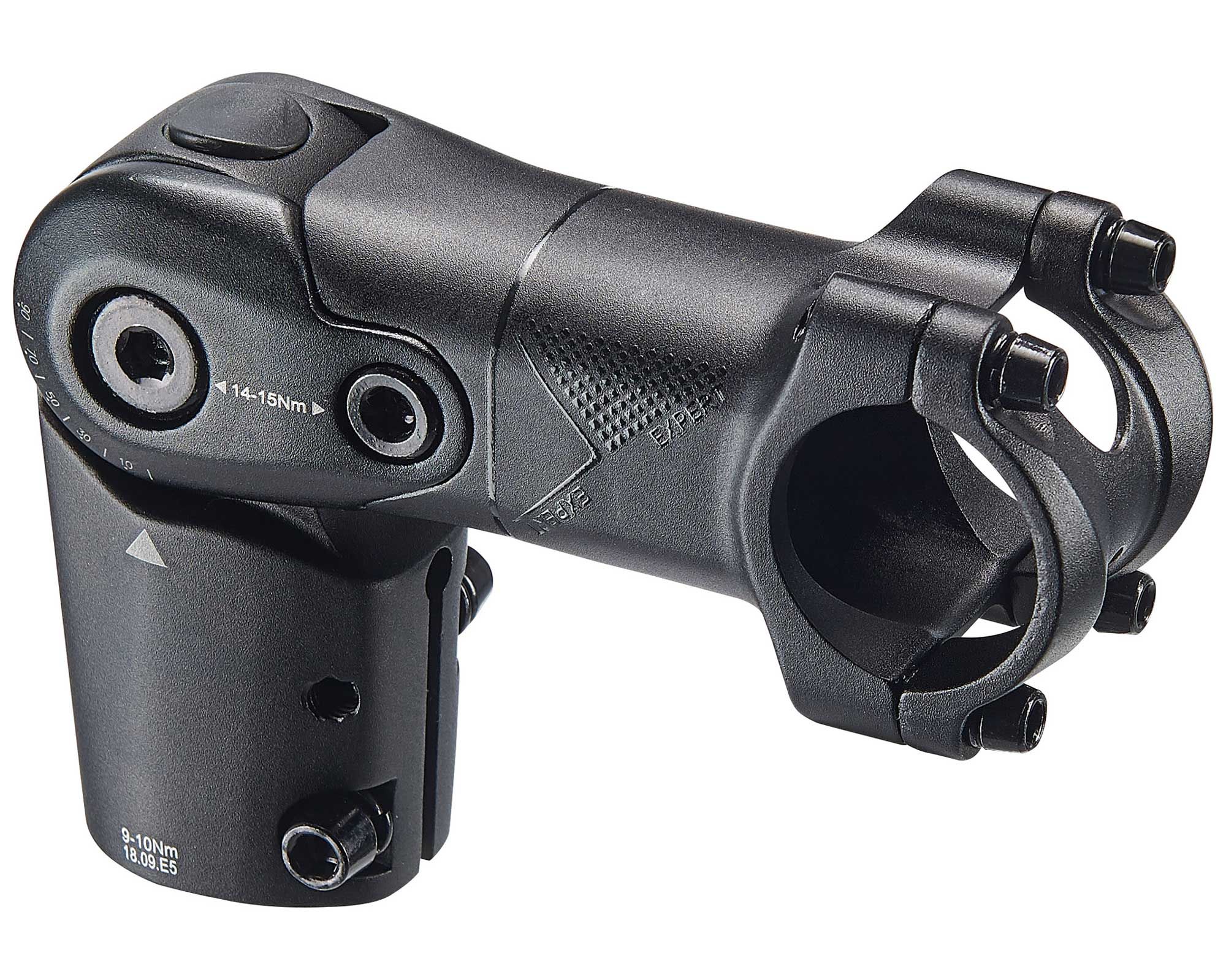 Вынос MERIDA Expert TK черный, 31,8 мм, 90 мм, Угол: 0° до +90°, Алюминиевый (Регулируемый, eSPRESSO CITY/TK size XS-M)