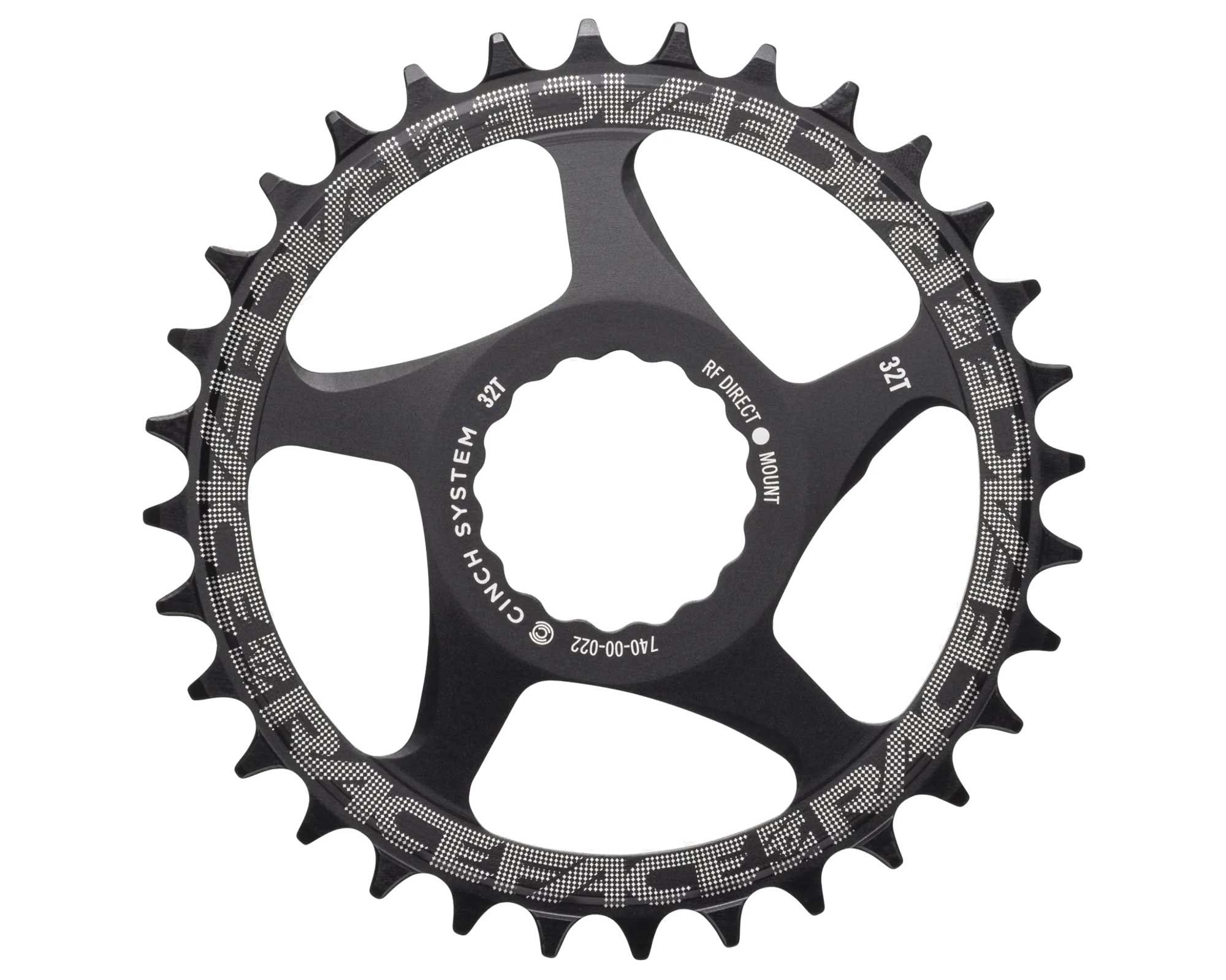 Звезда RACE FACE CINCH DM, 34T, 10-12 ск, Narrow Wide (MATTE BLK) Матовая Черная (Алюминиевая)