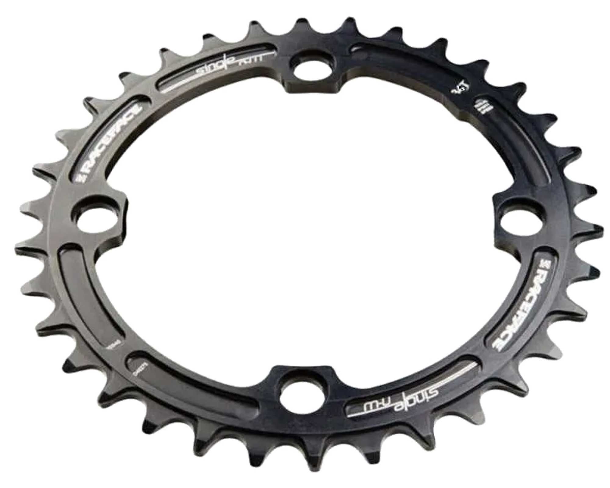 Зірка RACE FACE Narrow Wide, 104 BCD, 36T, 10-12 ск (BLK) Чорна (Алюмінієва)