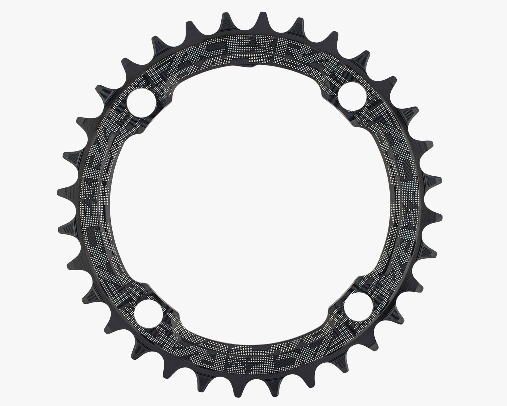 Зірка RACE FACE Narrow Wide, 104 BCD, 36T, 10-12 ск (MATTE BLK) Матова Чорна (Алюмінієва)