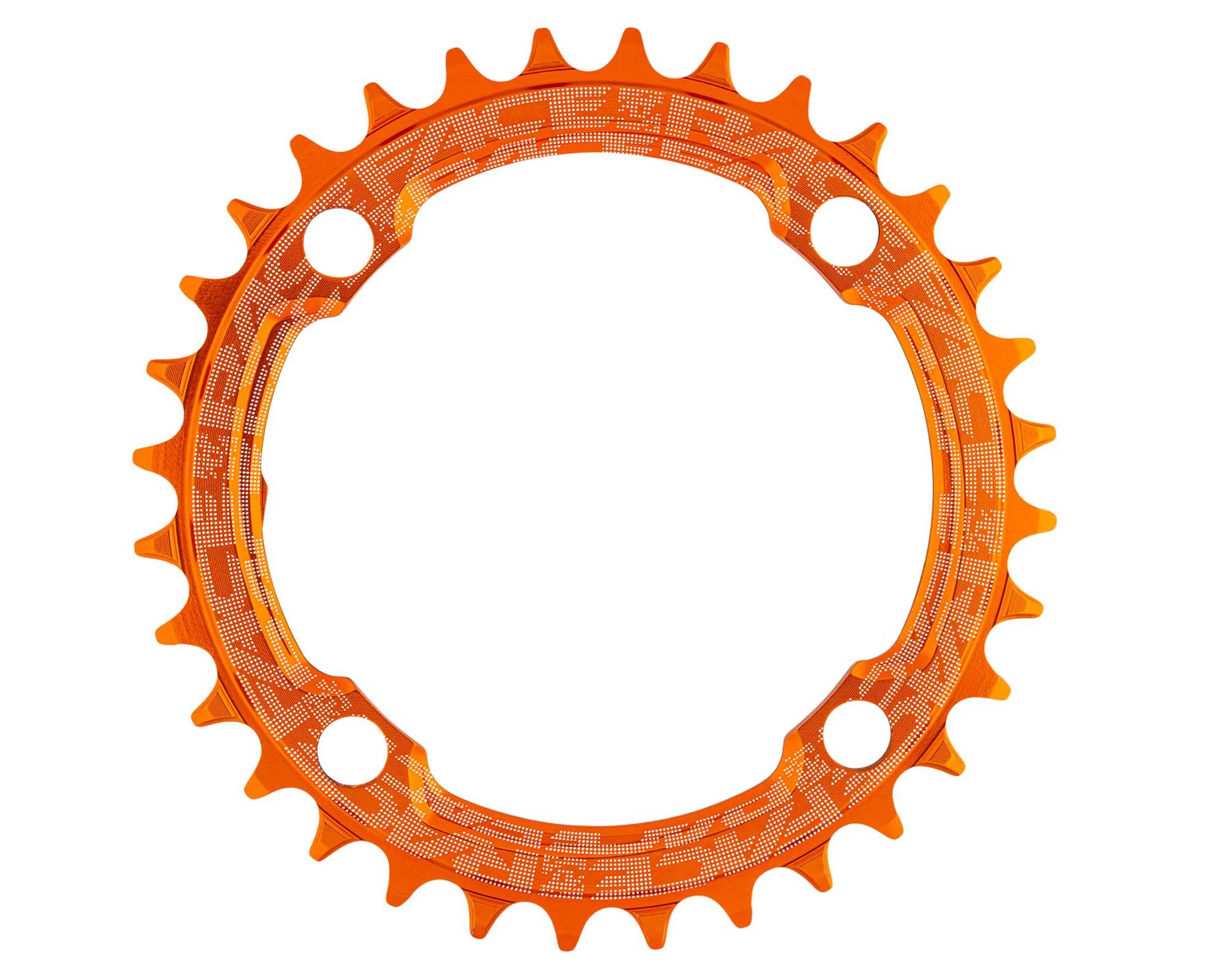 Зірка RACE FACE Narrow Wide, 104 BCD, 36T, 10-12 ск (ORA) Помаранчева (Алюмінієва)