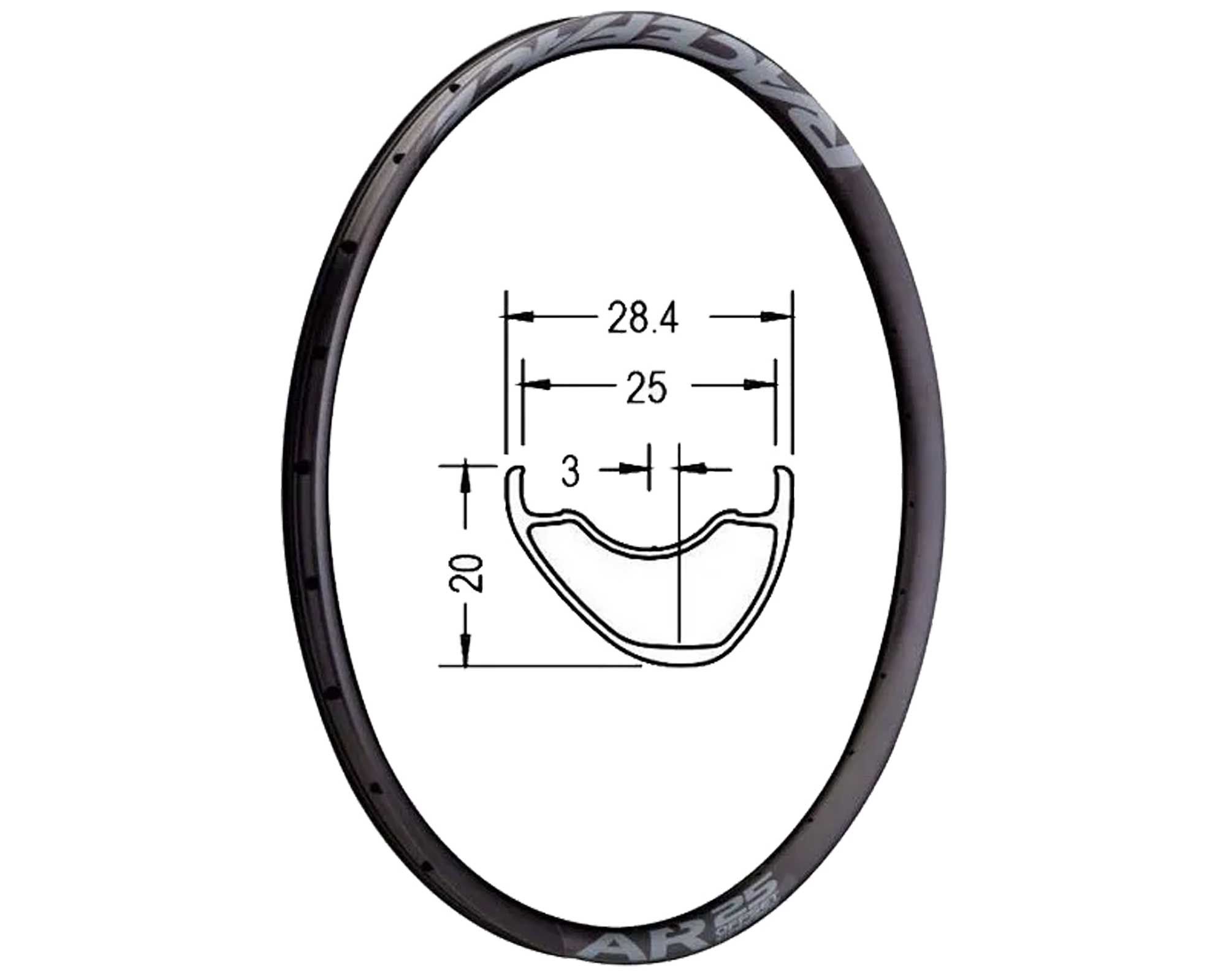 Обід RACE FACE AR OFFSET 2019, 25 мм, 27.5, 32H (GRY) Сірий (Алюмінієвий)
