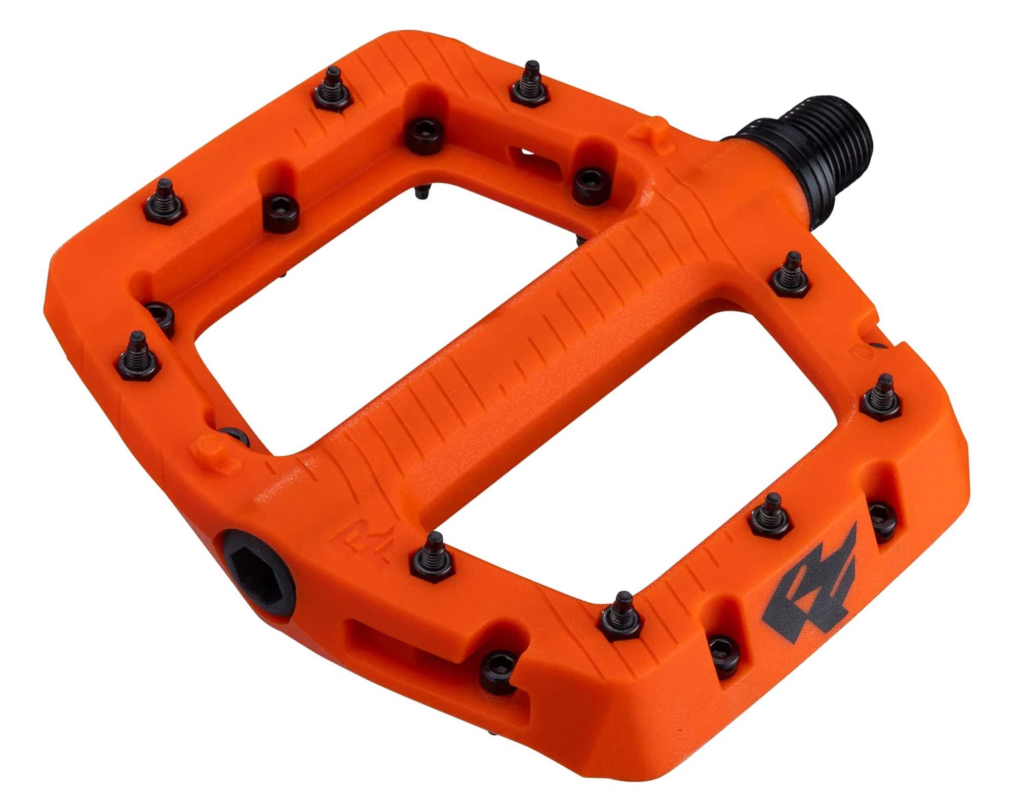 Педалі RACE FACE CHESTER SMALL, ORANGE (Помаранчевий), Композитні