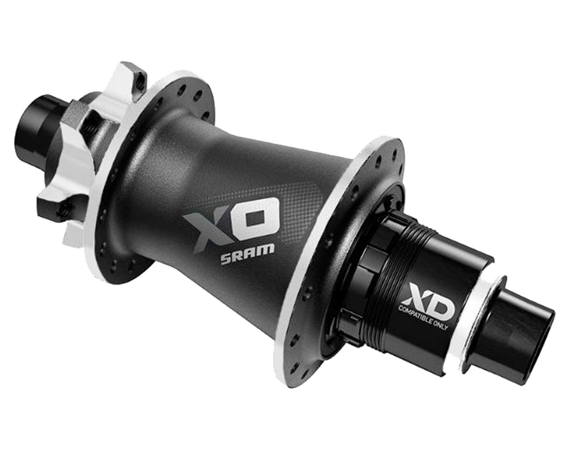 Втулка SRAM X0 DH Задняя, 32 отв., 12x150/157 мм, XD Body (BLK/SLV) Черно-Серебристая Алюминиевая