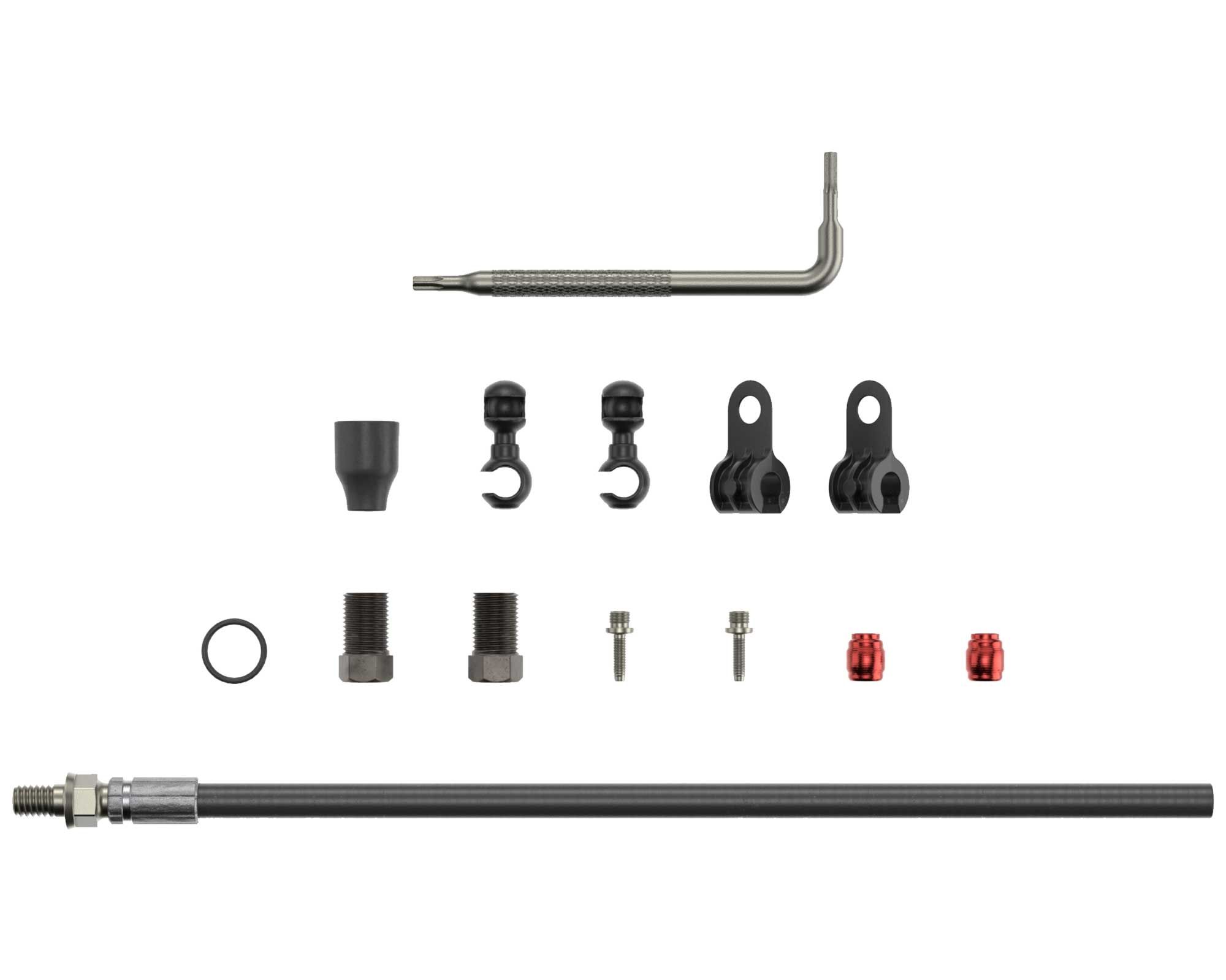 Гідролінія SRAM Threaded Inline Crimp 2000 мм (Blk) Чорна, універсальна