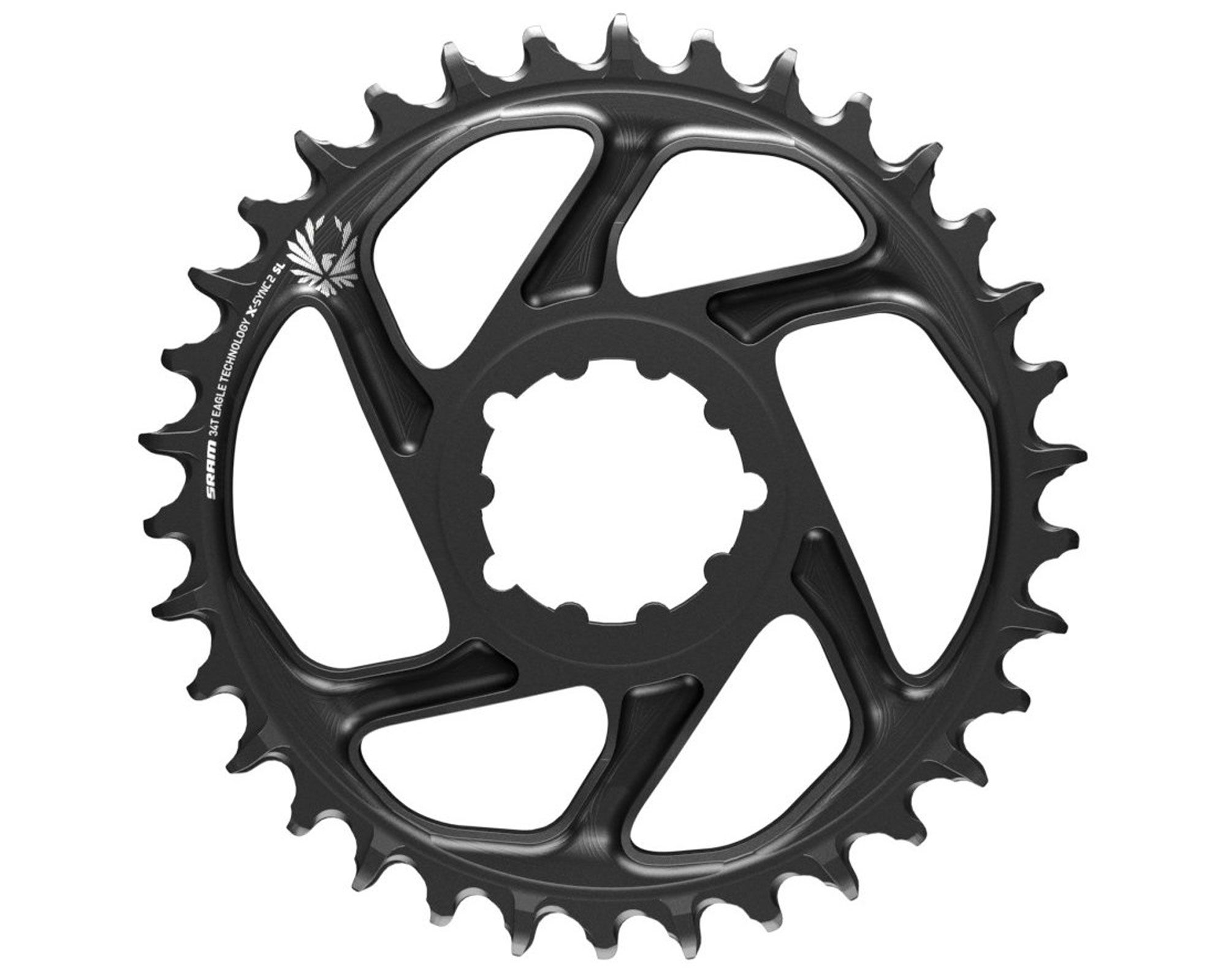 Зірка SRAM XX T-TYPE 34T BOSCH Gen 4 Direct Mount (BLK) Чорна Алюмінієва