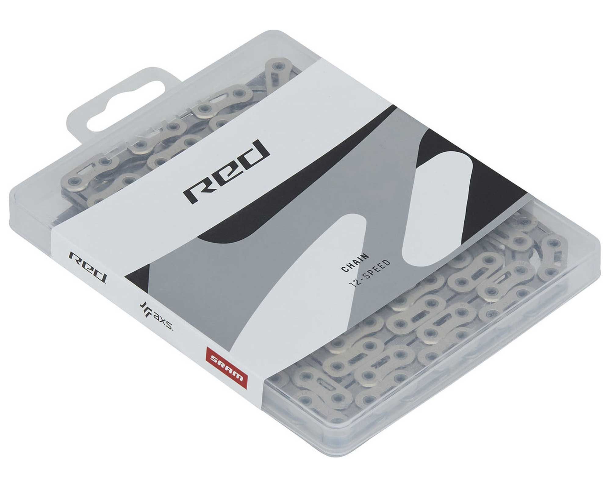 Ланцюг SRAM Red E1 Flattop, 126 ланок, 12 шв. з PowerLock (Silver) Сріблястий