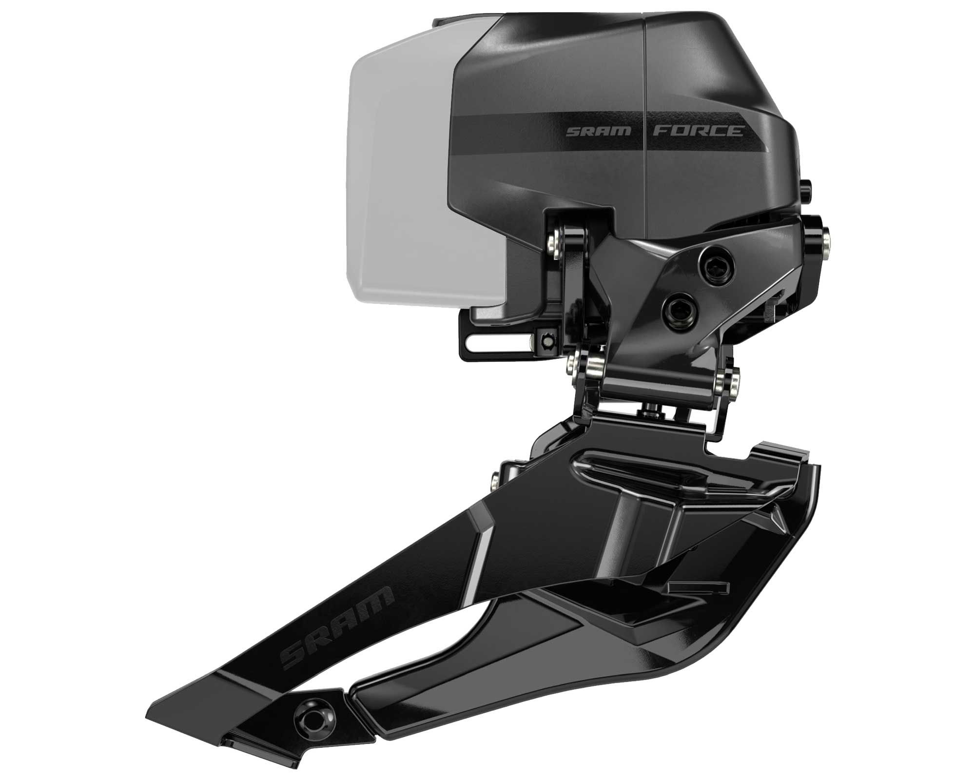 Передній Перемикач SRAM Force AXS D2 Braze-on (Black) Чорний, (Батарея не в компл.)