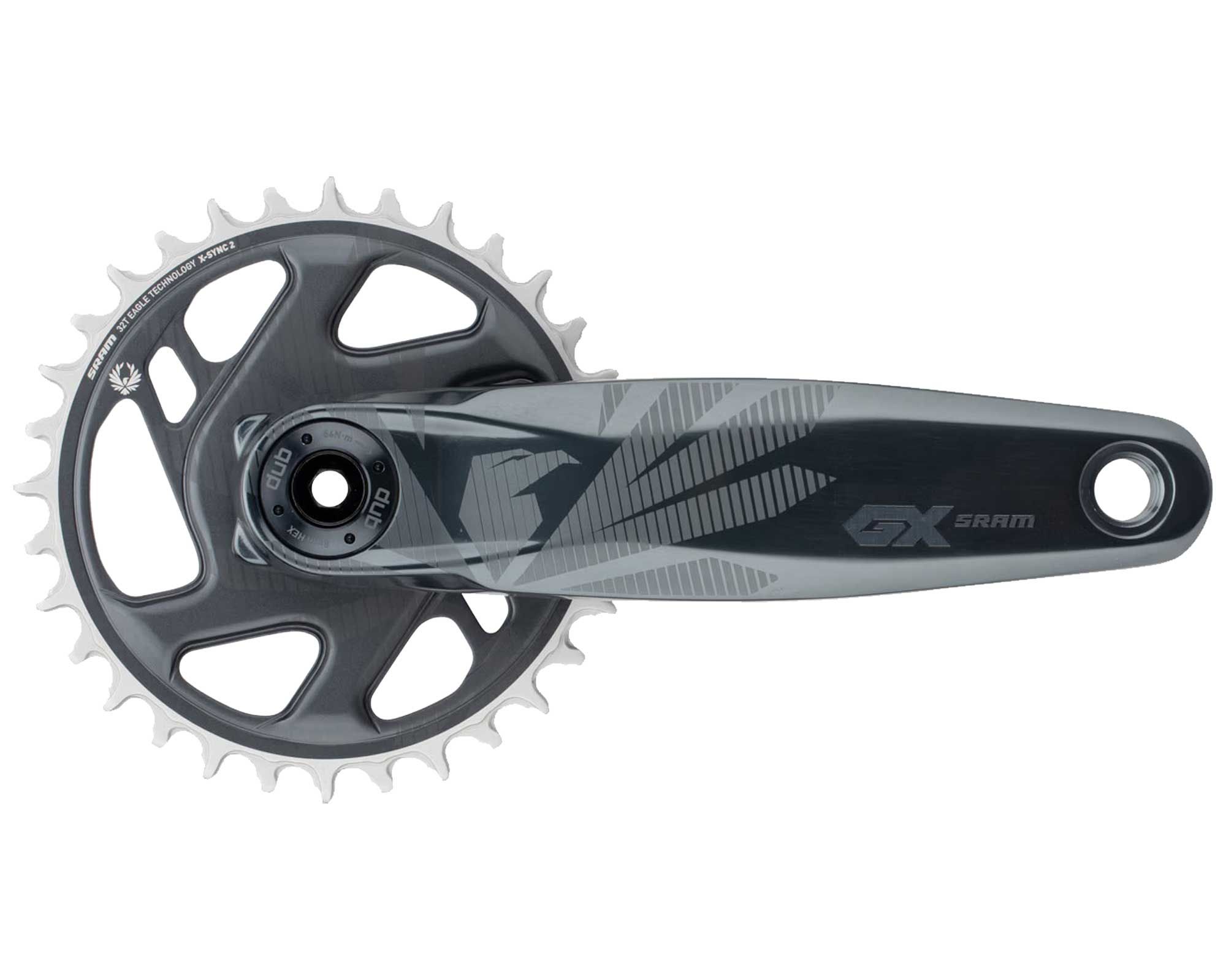 Шатуни Sram GX Eagle DUB 12-шв. Boost 148 165 мм DM Зірка 32T X-SYNC 2 Lunar (Місячний)