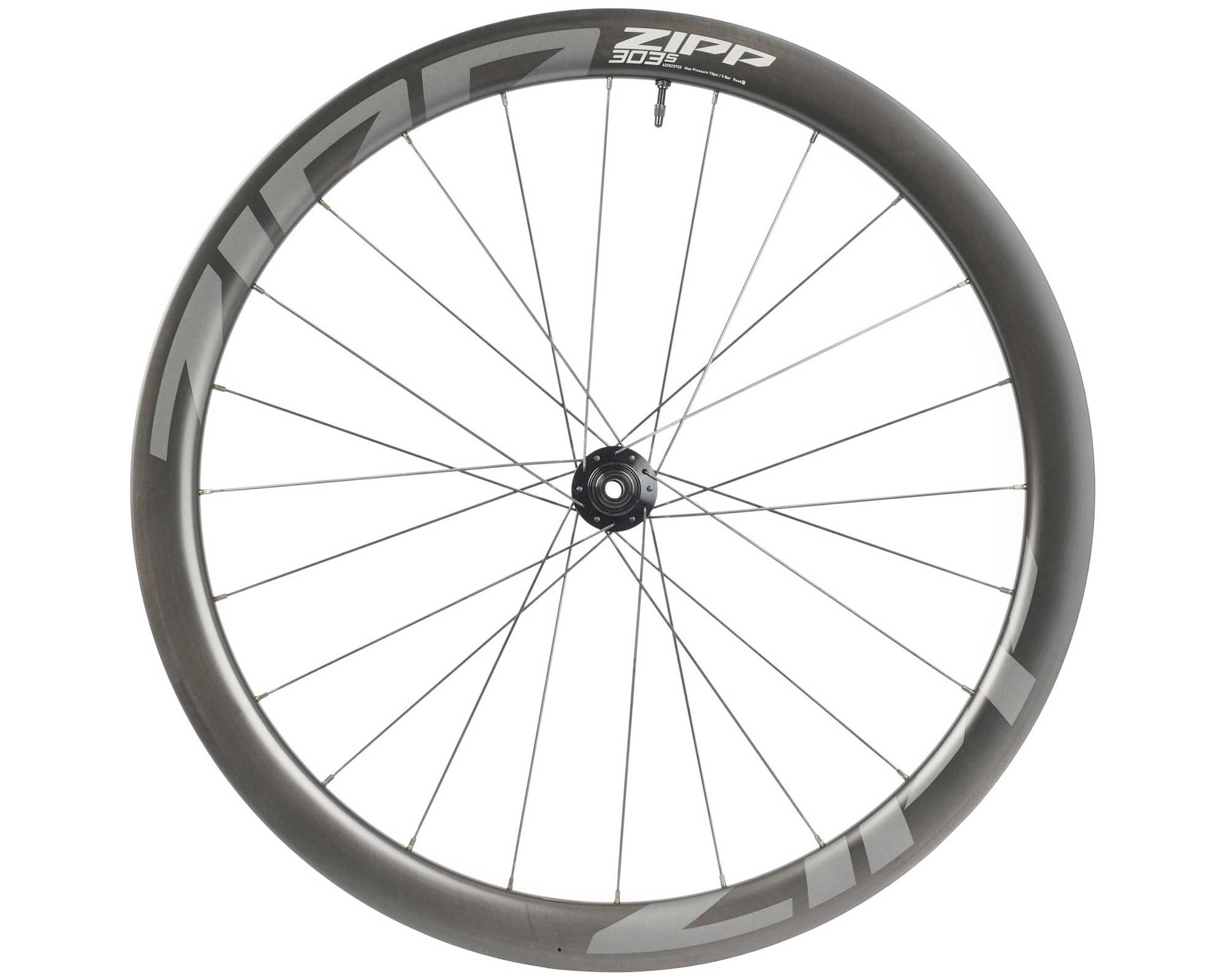 Колесо ZIPP 303 S карбоновое Tubeless Disc CL Переднее 24 сп. 12x100мм