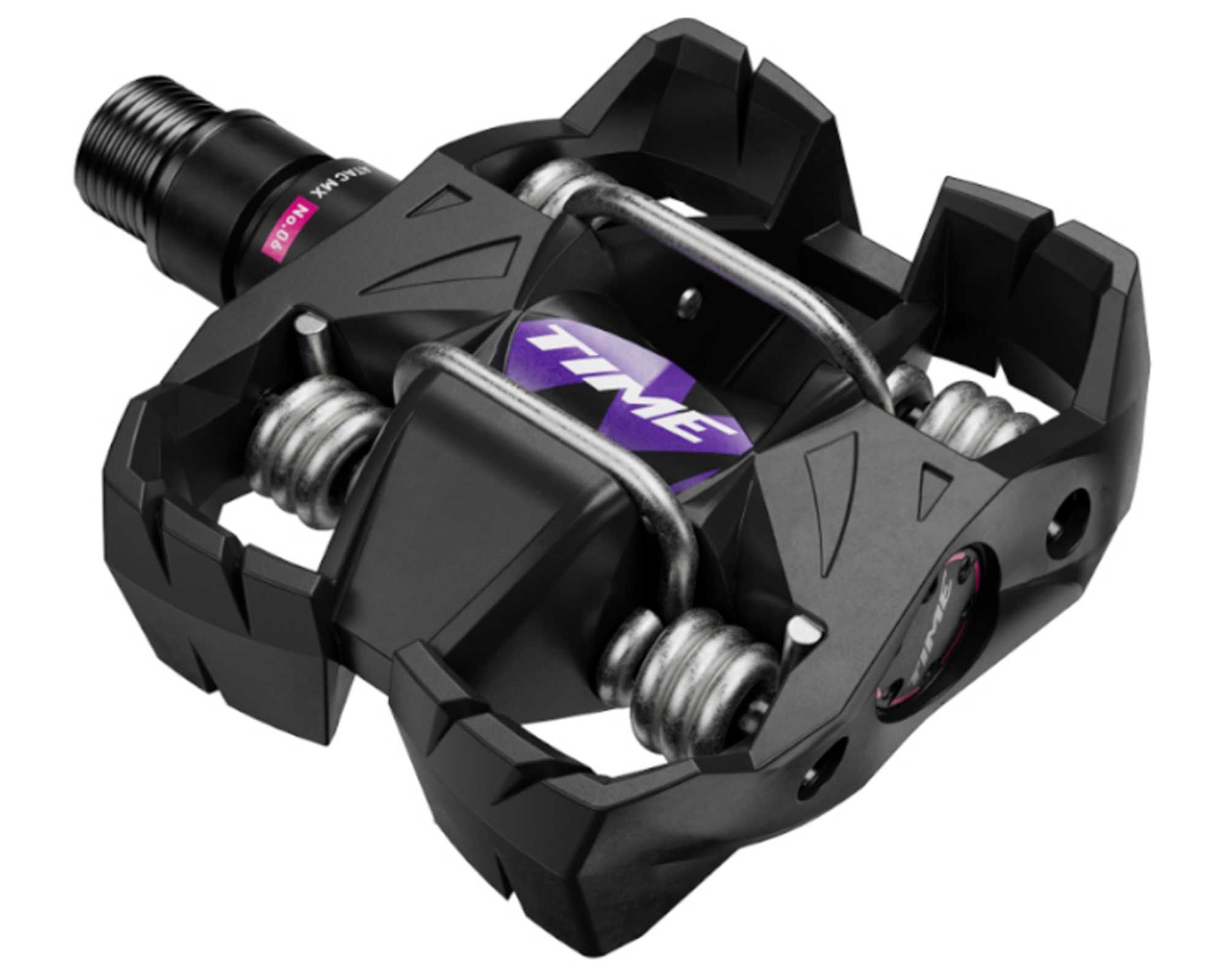 Педалі контактні TIME MX 6 (BLACK PURPLE B1 Чорно-фіолетовий)