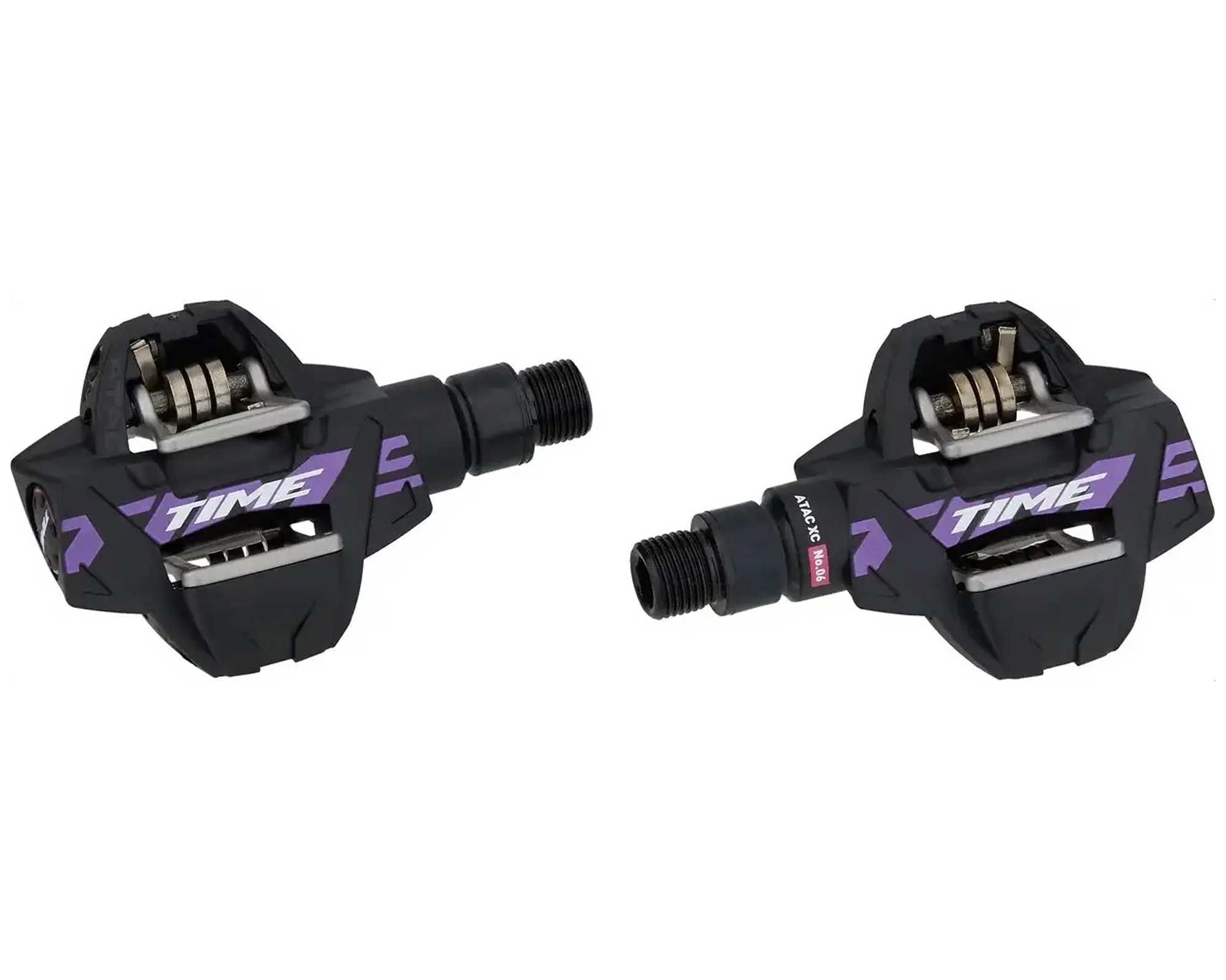 Педалі контактні TIME XC 6 (BLACK PURPLE B1 Чорно-фіолетовий)