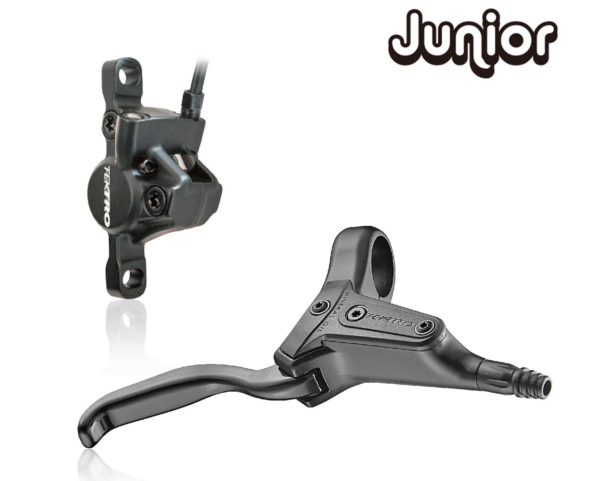 Дискові задні гідравлічні гальма TEKTRO HD-J285-R Black (чорний)