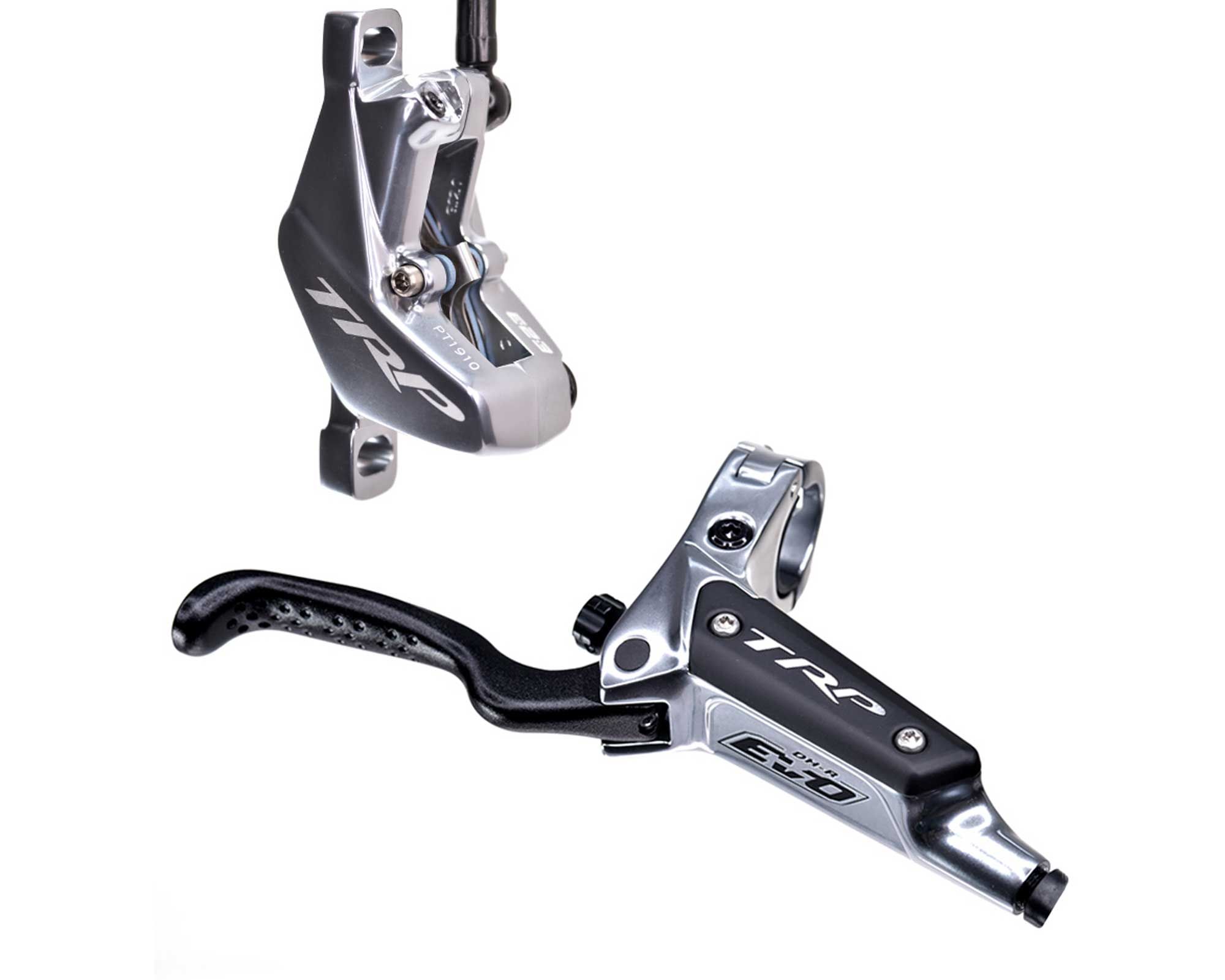 Дискові задні гідравлічні гальма TRP DHR EVO M846 4 поршня, 1900мм, (сірий)