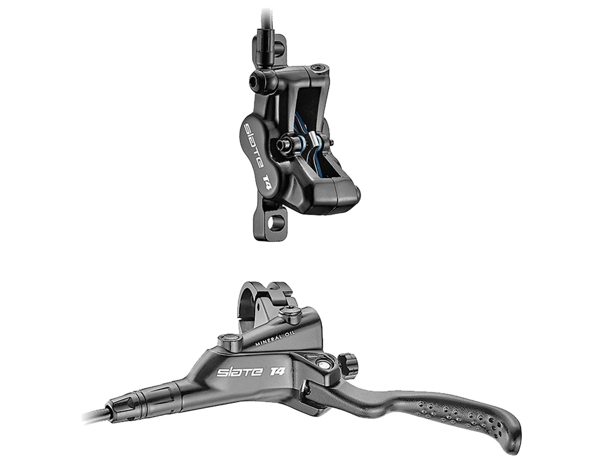 Дискові передні гідравлічні гальма TRP Slate T4 M806 4 поршня, 1900мм, (чорний)