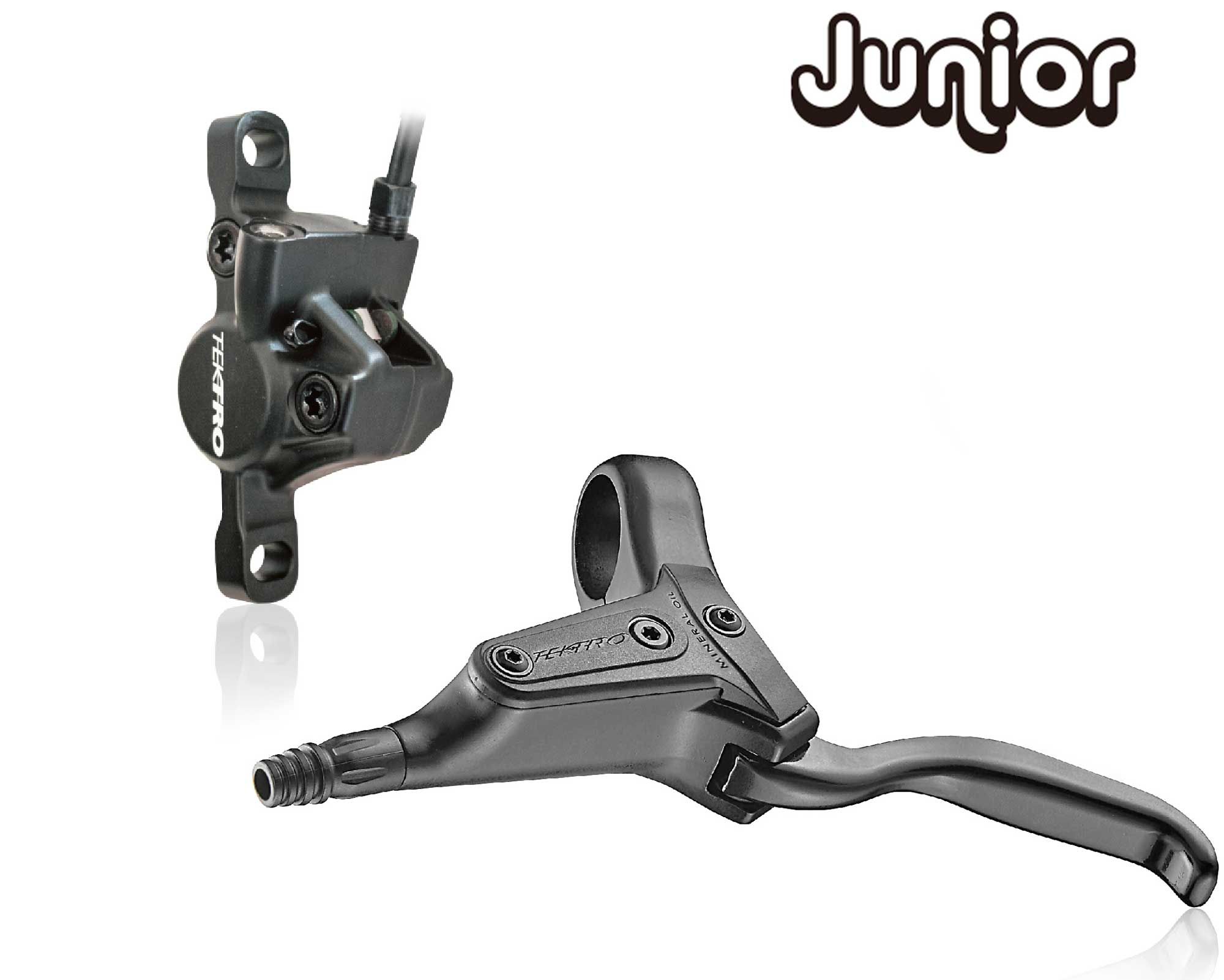 Дискові передні гідравлічні гальма TEKTRO HD-J285-F Black (чорний)