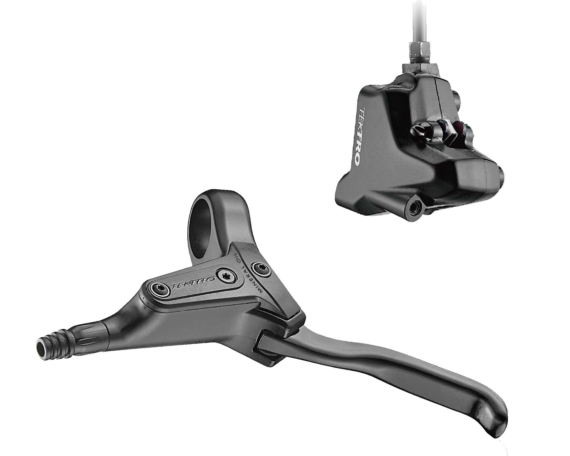 Дискові передні гідравлічні гальма TEKTRO HD-R280F Flat Mount, (чорний)