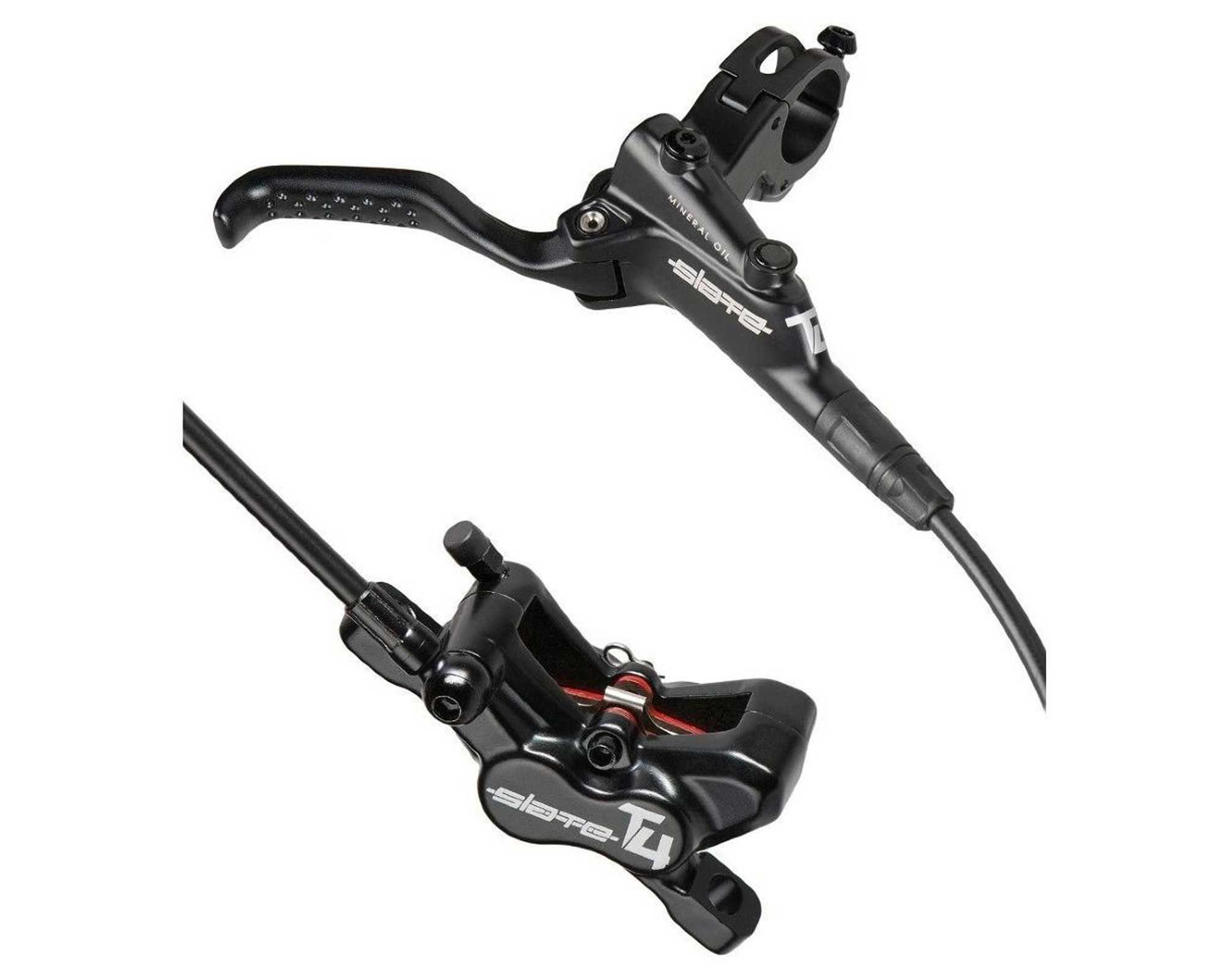 Дискові задні гідравлічні гальма TRP SLATE T4-RHR 4 поршня, 1500мм, (чорний)