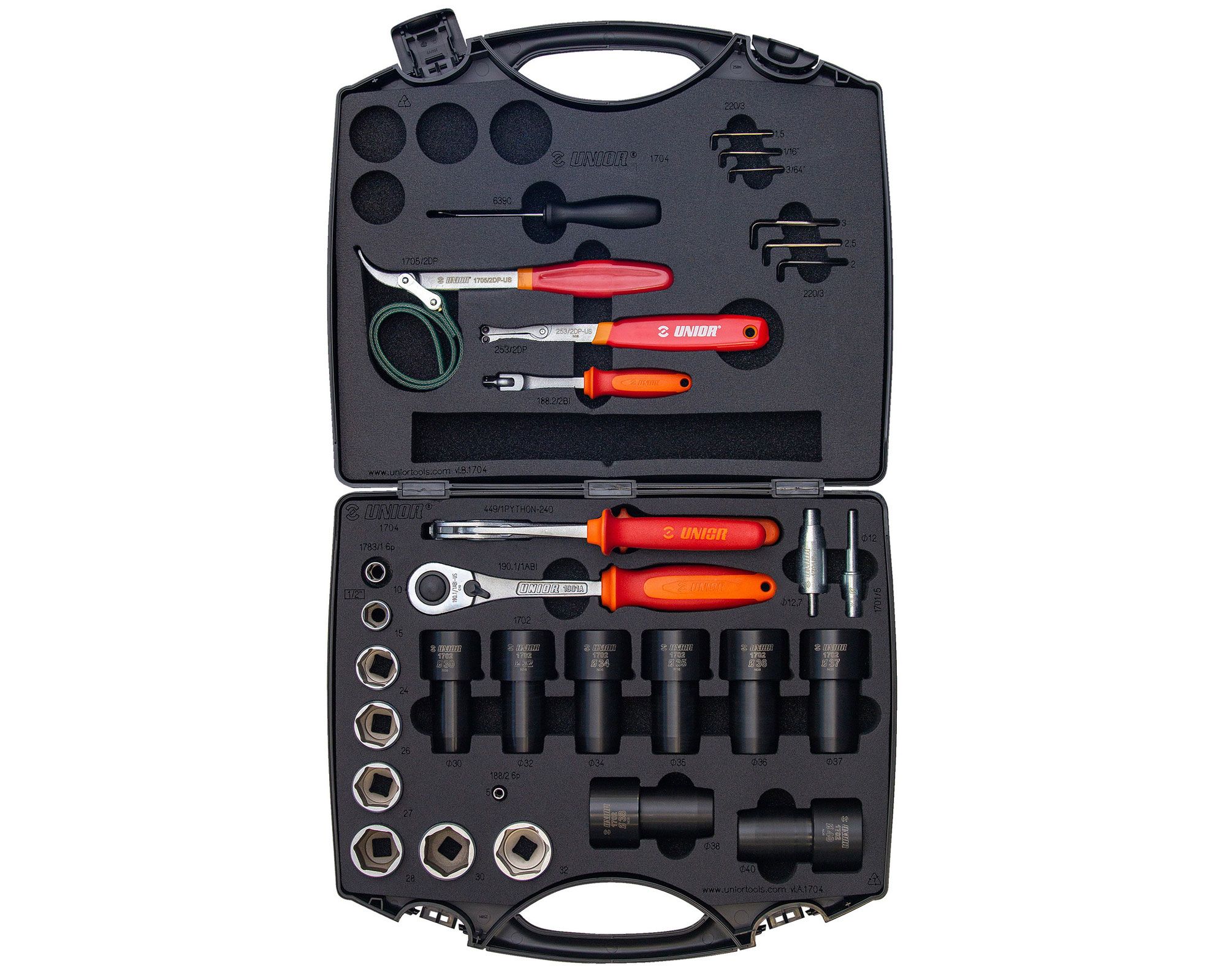 Плоска головка Unior Tools для амортизаційних вилок 26 мм (6P)