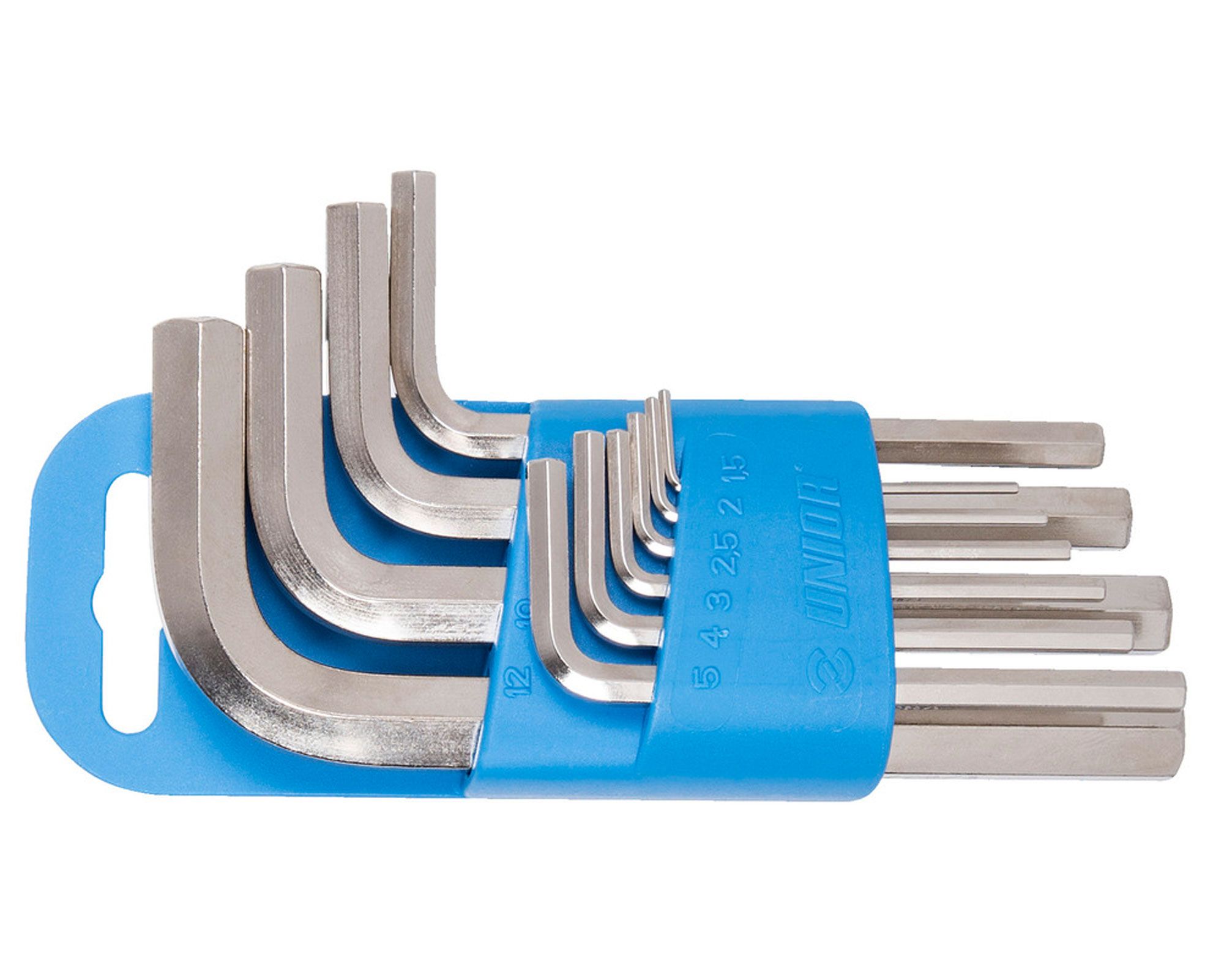 Набір ключів шестигранних Unior Tools 1.5-10 мм у підвісі (9 шт.)