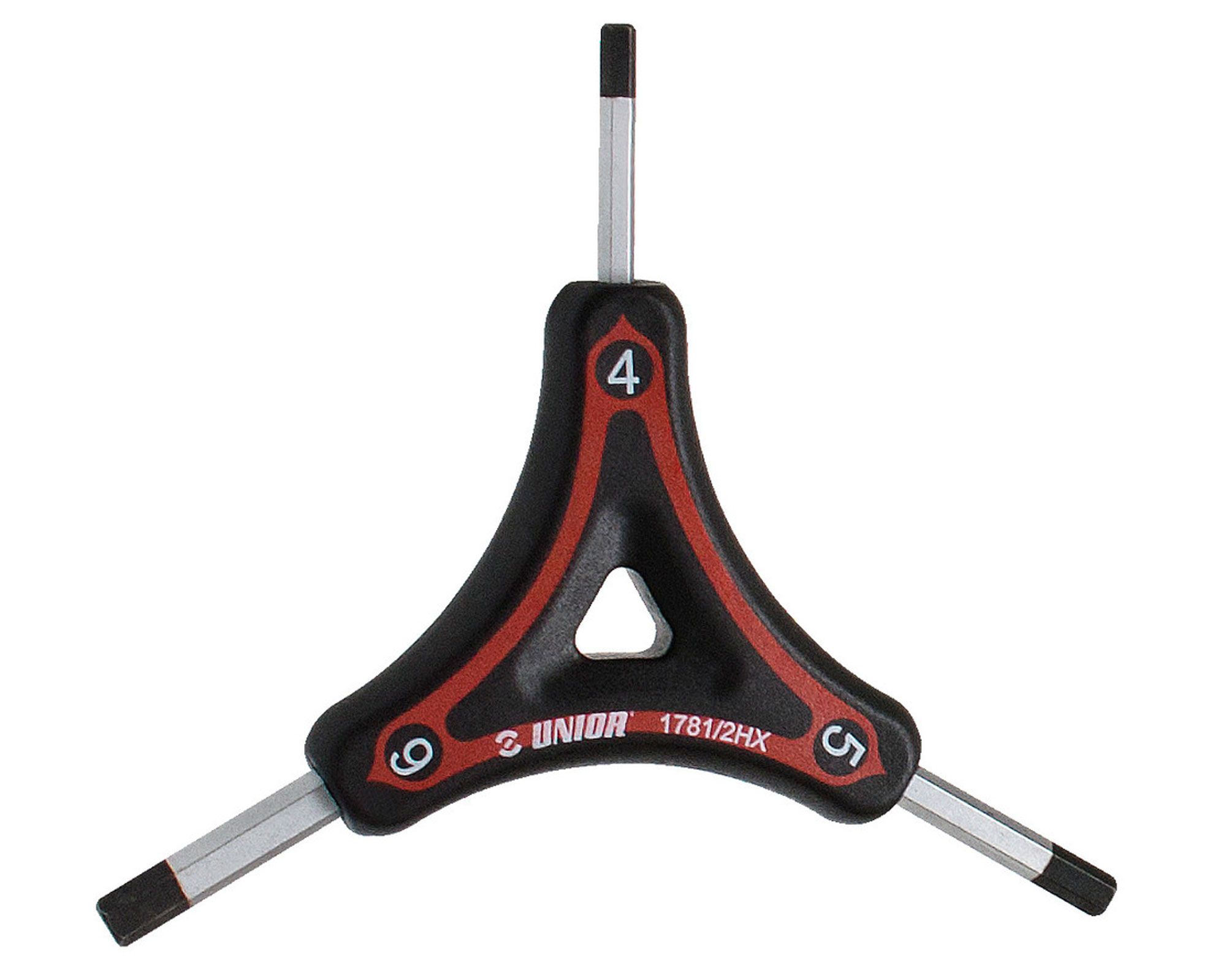 Ключ трехсторонний шестигранный Unior Tools 2x2.5x3 (Красный)