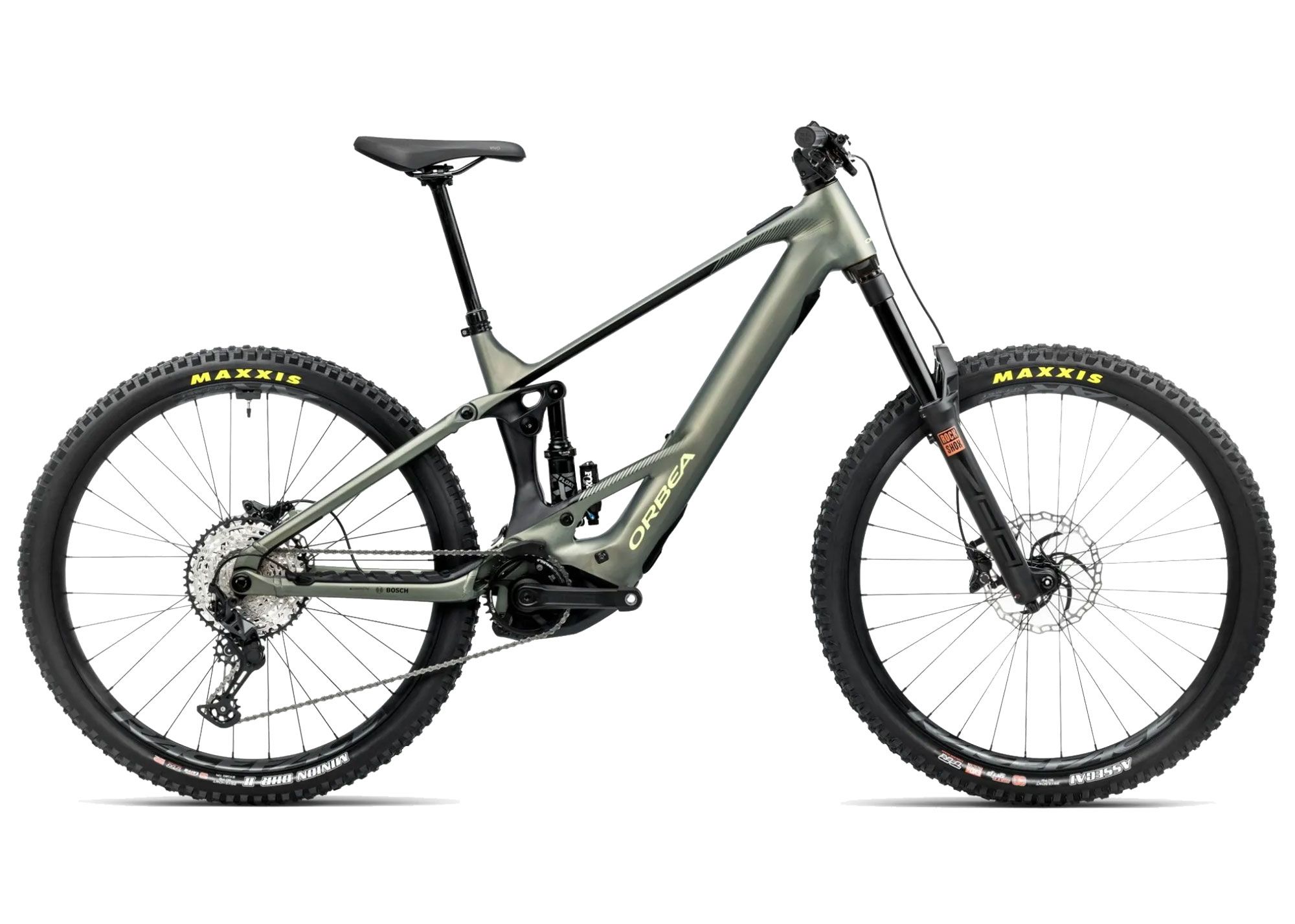 Велосипед электрический 29 ORBEA WILD ST H20 (2026) рама - L Spaceship Green - Black (зеленый-черный)