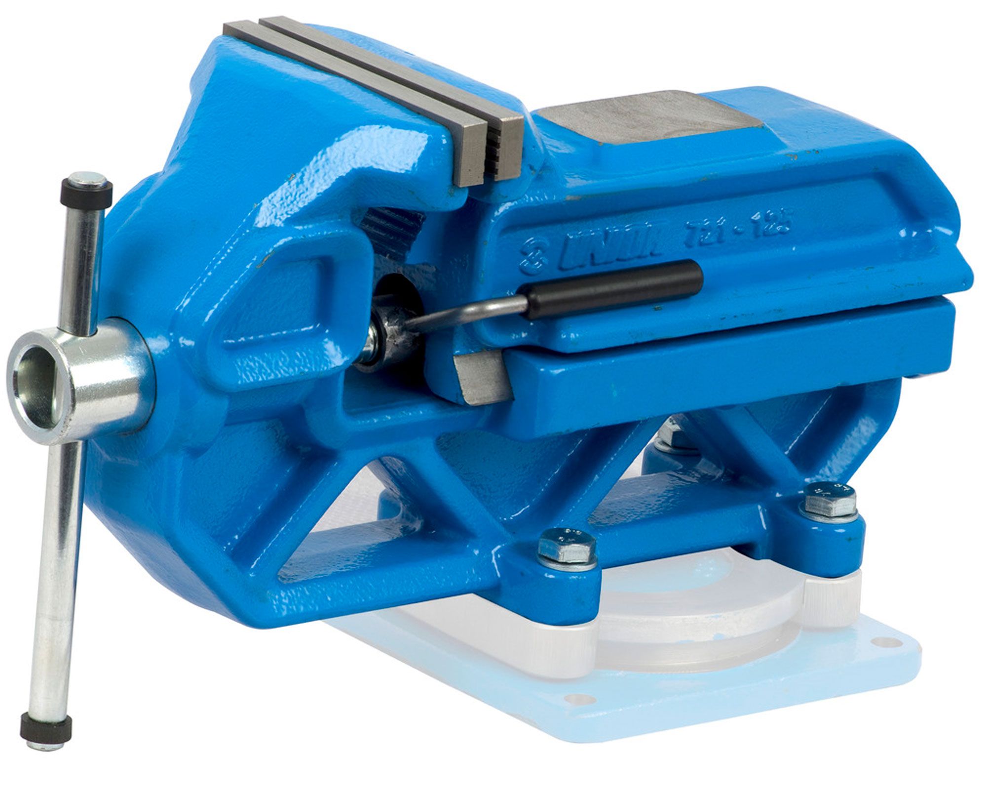 Тиски поворотні Unior Tools IRONGATOR 125мм з системою швидкого переміщення