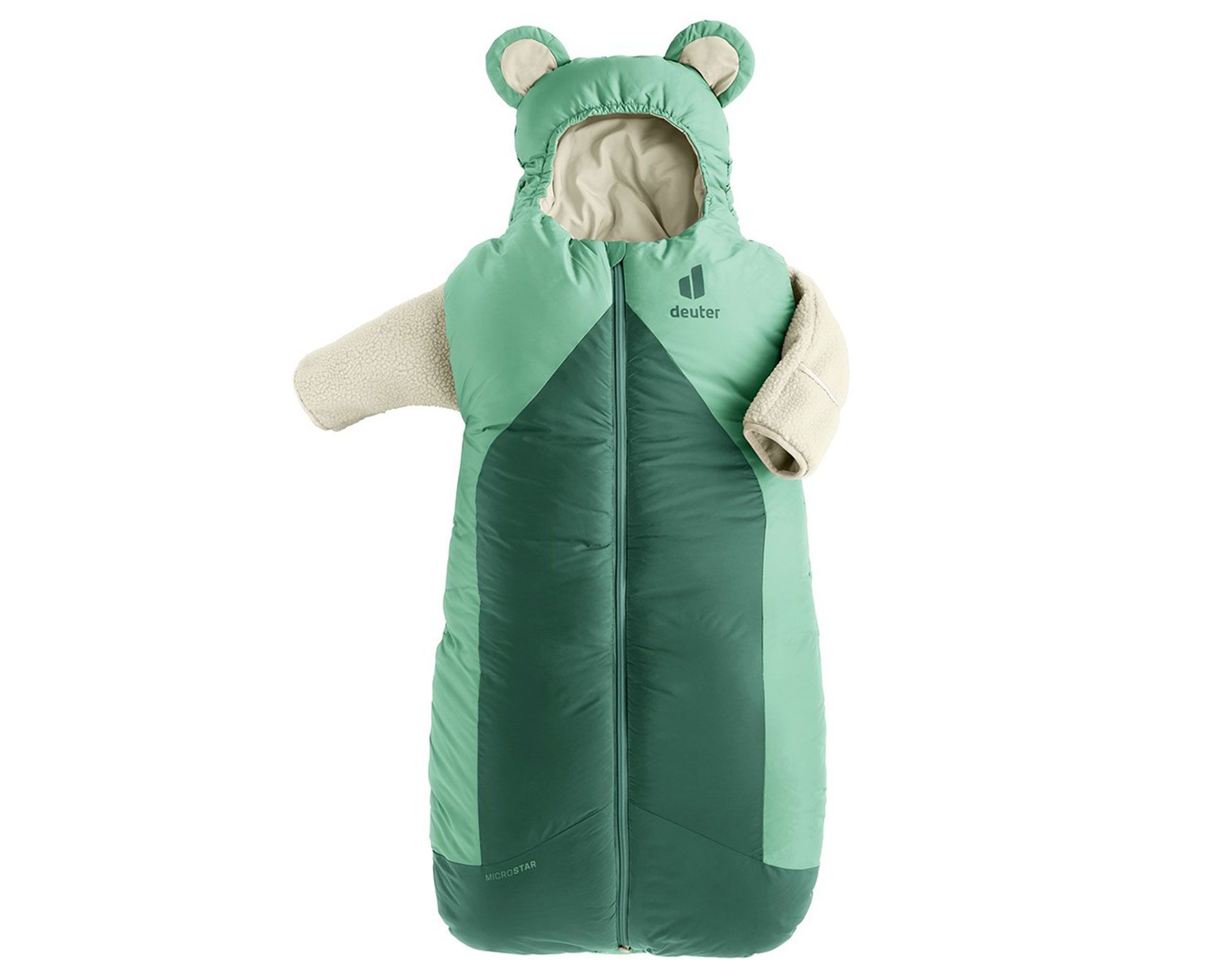 Спальник DEUTER Micro Star (цвет Spearmint-Seagreen) синтетический, средний зиппер